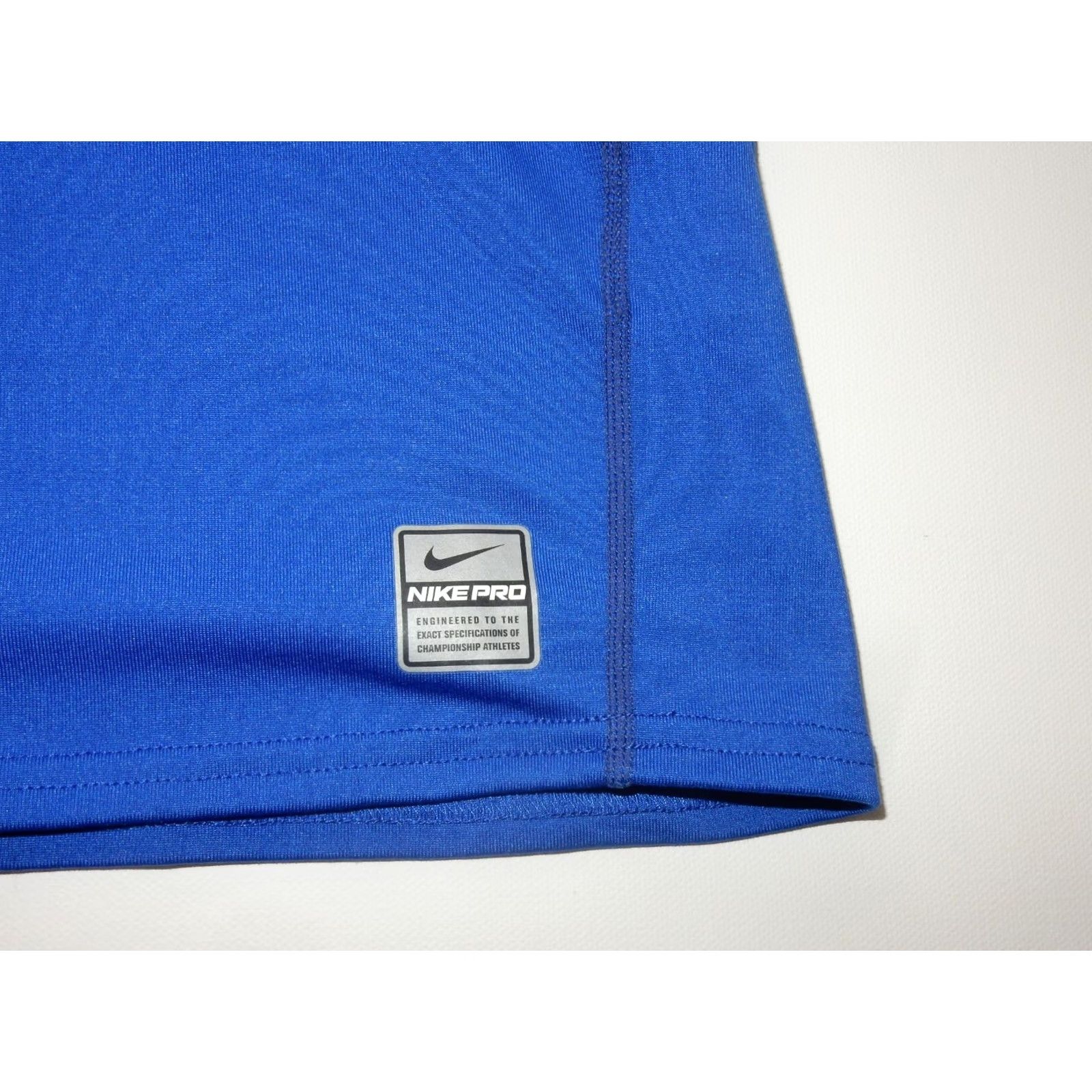 Nike Nike Men's Mock Neck Sweater Size L Pullover Sweatshirt Blue Solid Slim Pro Regular Knit Pullover Mens Size US L / EU 52-54 / 3 - 2 Thumbnail