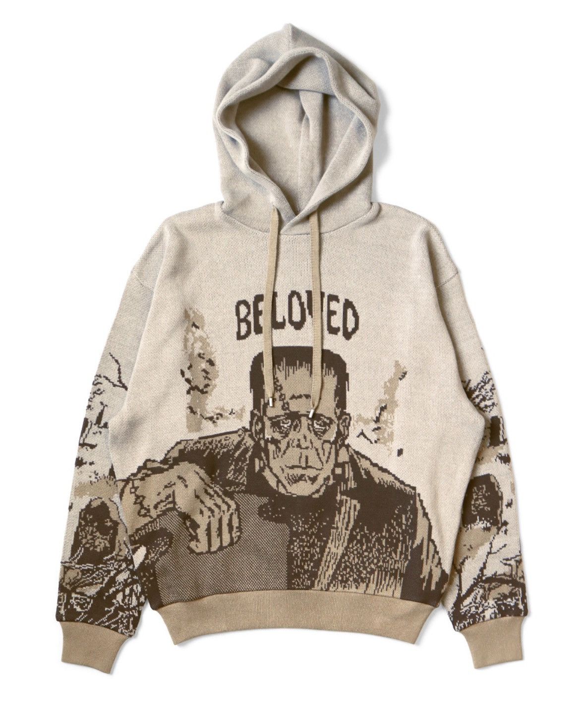Kapital 8G Jacquard Knit hoodie Sweater (BELOVED Mr_) size 3 Size US L / EU 52-54 / 3 - 1 Preview