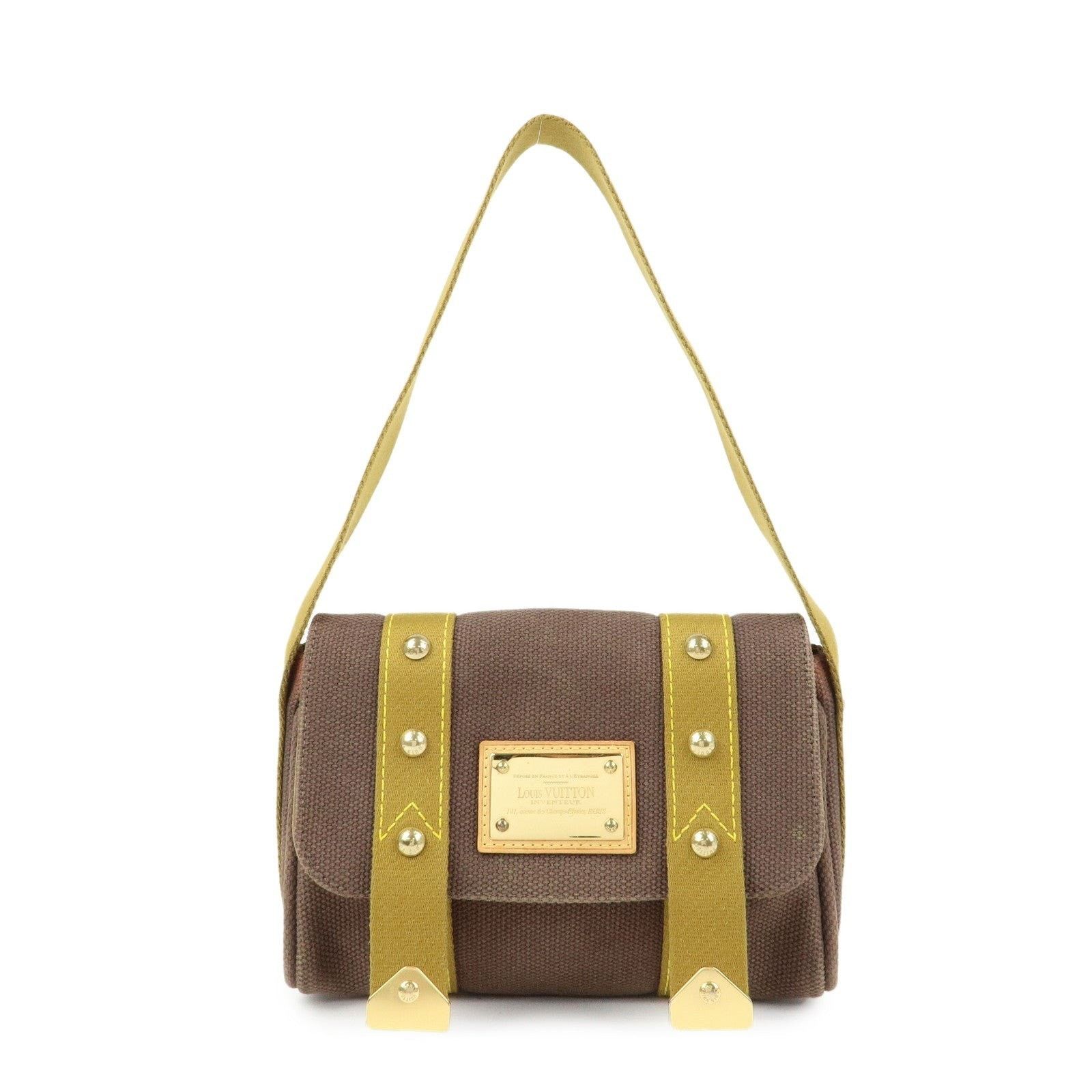 Louis Vuitton Louis Vuitton Antigua Besace PM Canvas Shoulder Bag Brown Size ONE SIZE - 1 Thumbnail