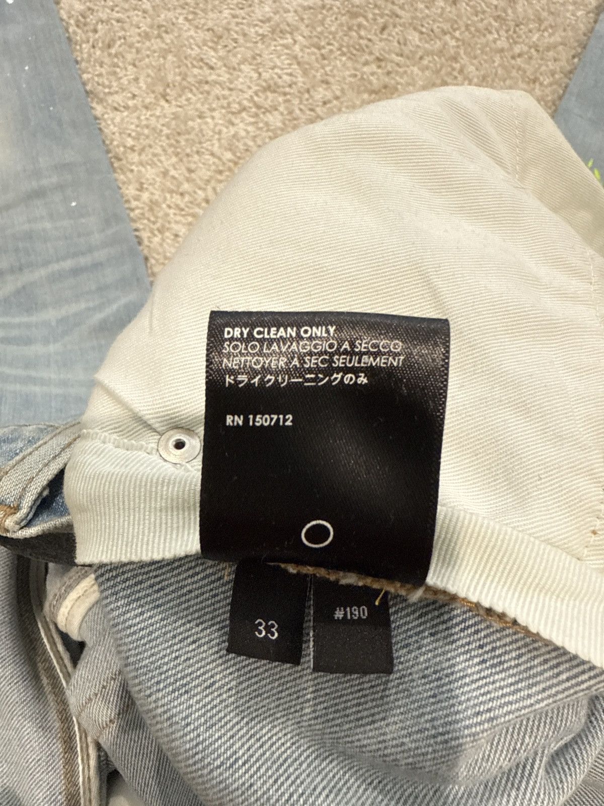 Amiri Amiri Denim Jeans Size US 33 - 3 Thumbnail