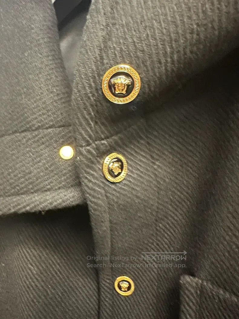 Versace Versace Wool and cashmere jacket coat Size US L / EU 52-54 / 3 - 4 Thumbnail