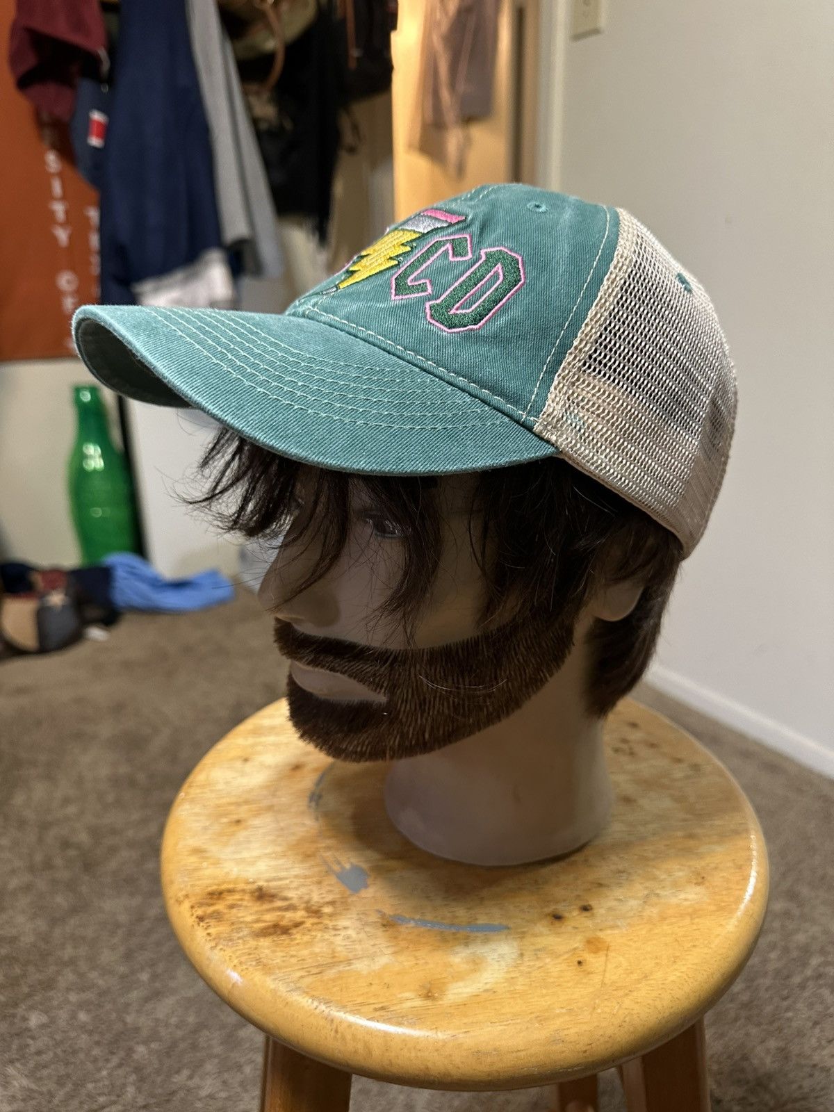 Nike VINTAGE ABCD Rock band “ triple green” hat 00s Size ONE SIZE - 6 Thumbnail