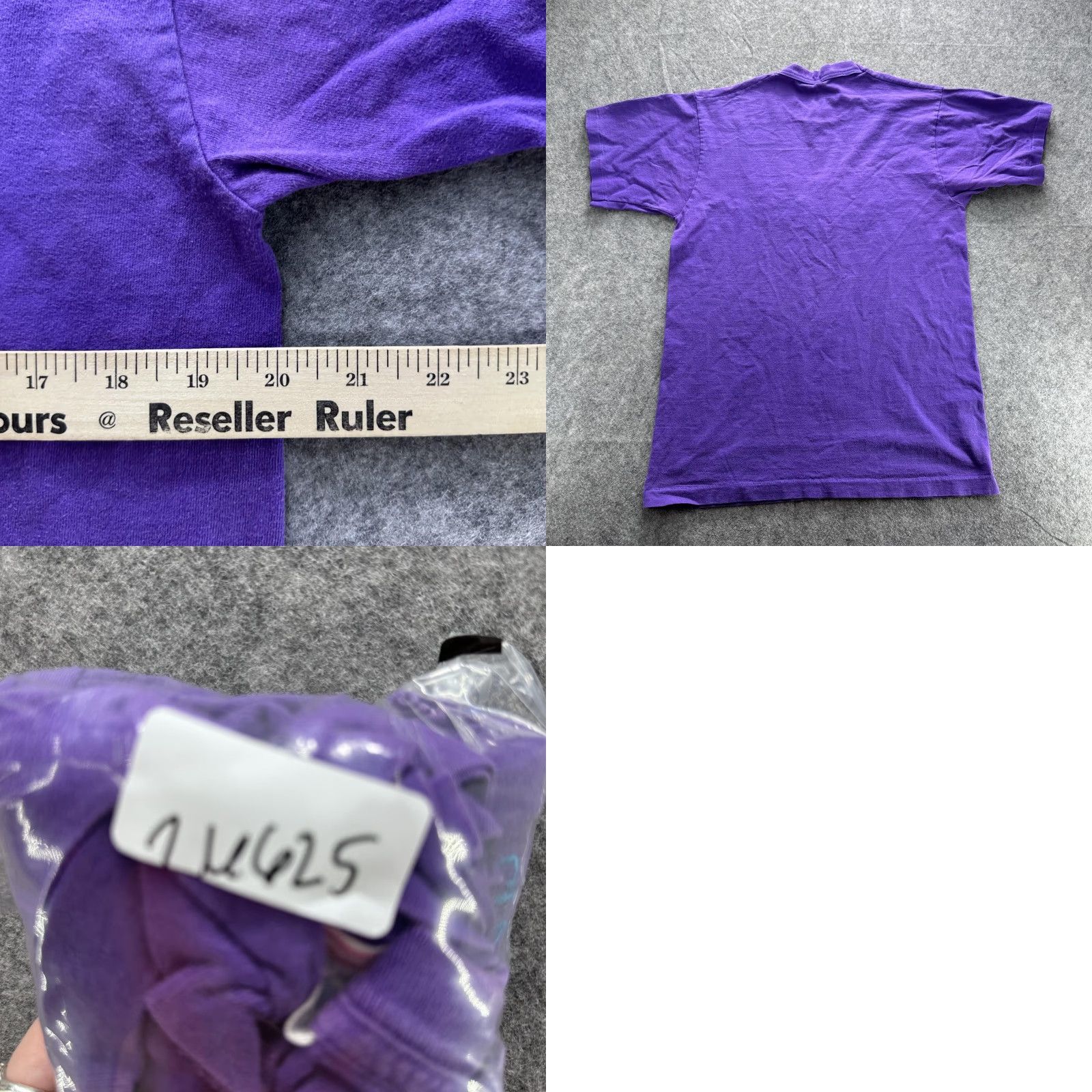Fruit Of The Loom VINTAGE Florida Clearwater Beach Shirt Mens L Purple Embroidered 90s USA Size US L / EU 52-54 / 3 - 8 Thumbnail