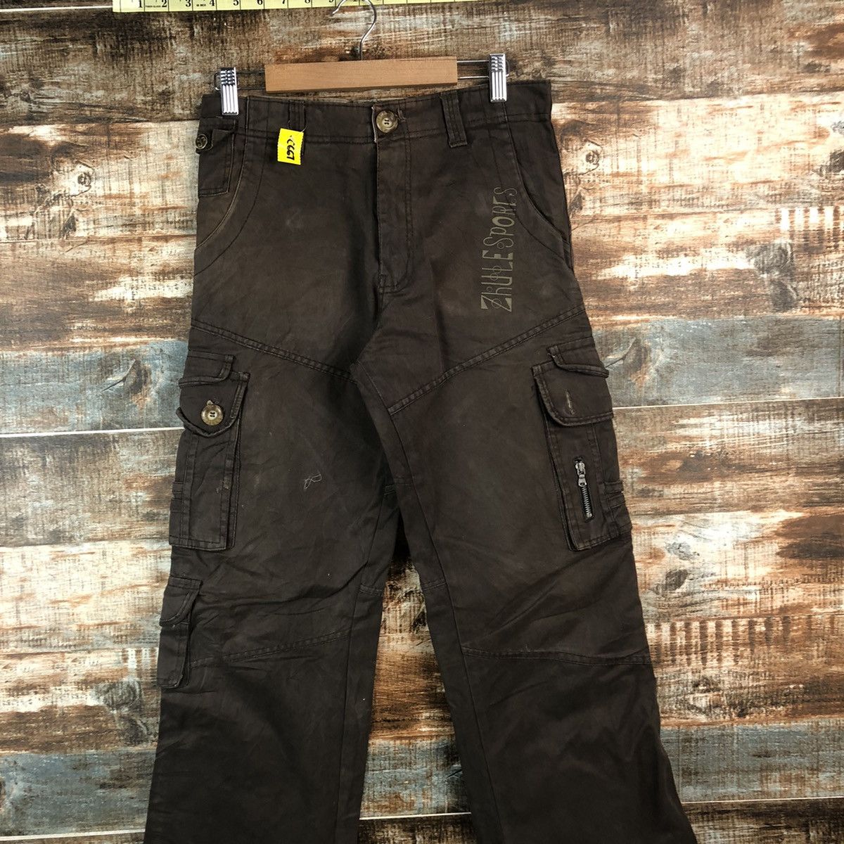 Japanese Brand DL Zhule Esports utility punk Cargo Multipocket Pants #C667 Size US 28 / EU 44 - 2 Thumbnail
