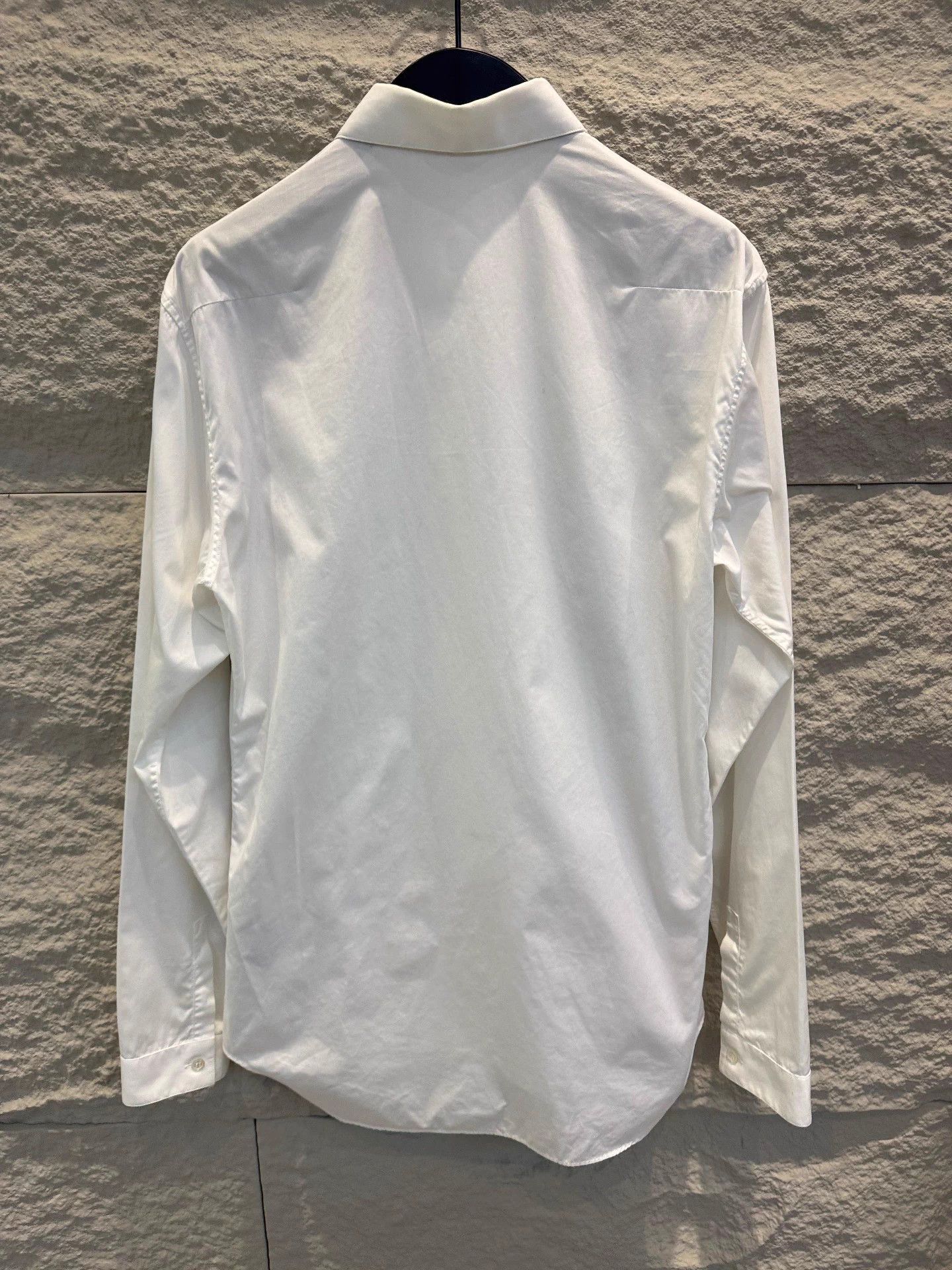 Dior Dior White Collar Embroidery Logo LS Shirt 38 Size S / US 4 / IT 40 - 4 Thumbnail