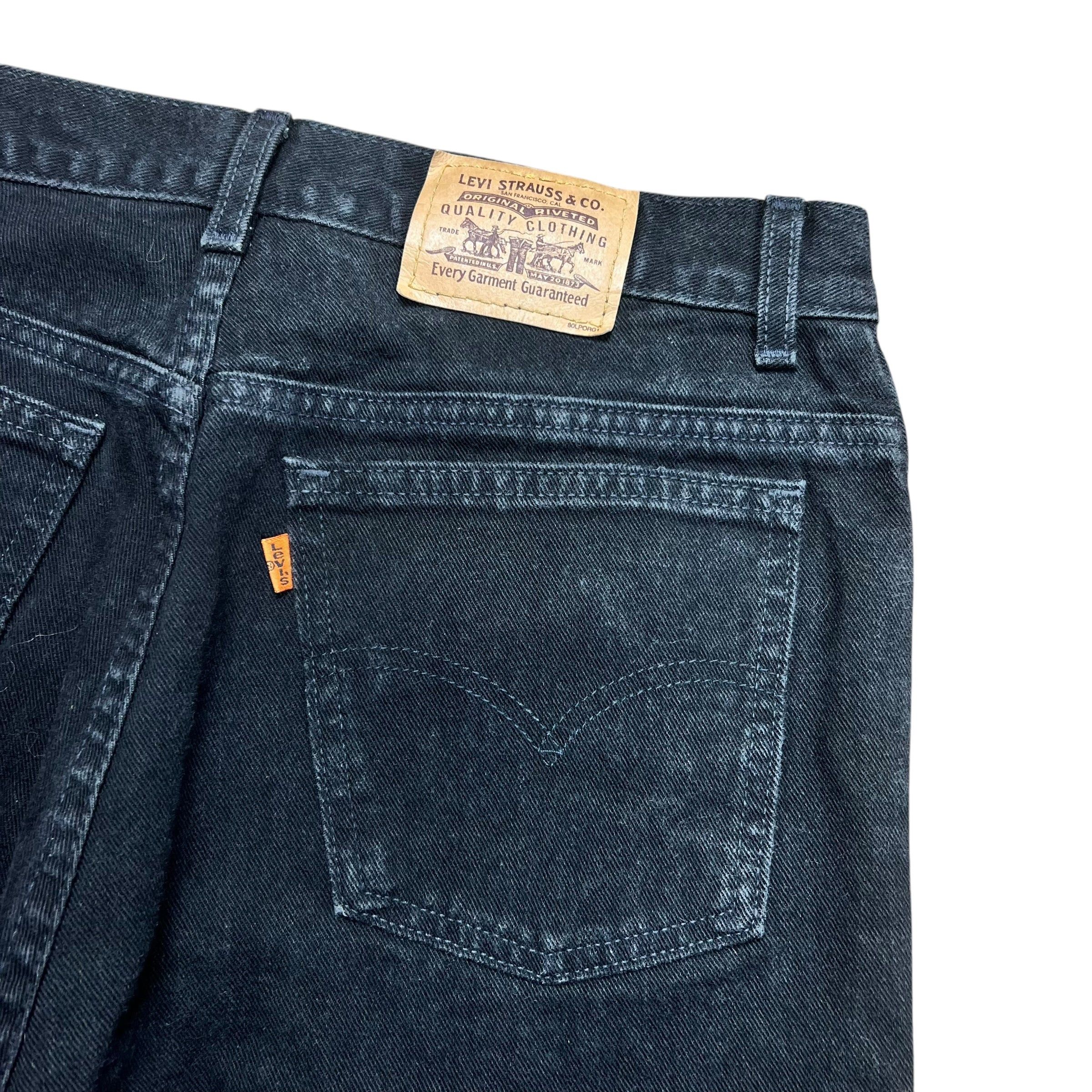Levi's × Levi's Vintage Clothing × Vintage Levi’s Black Orange Tab Jeans - 31” Size US 31 - 7 Thumbnail