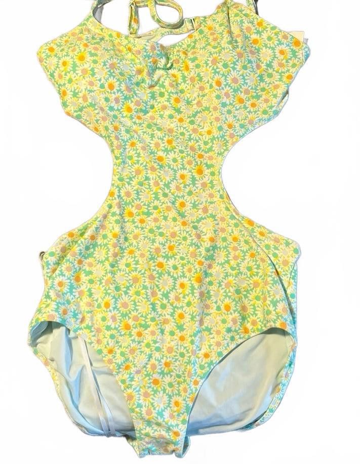 Designer Aerie Ditzy Daisy Cut out one piece Size ONE SIZE - 1 Thumbnail
