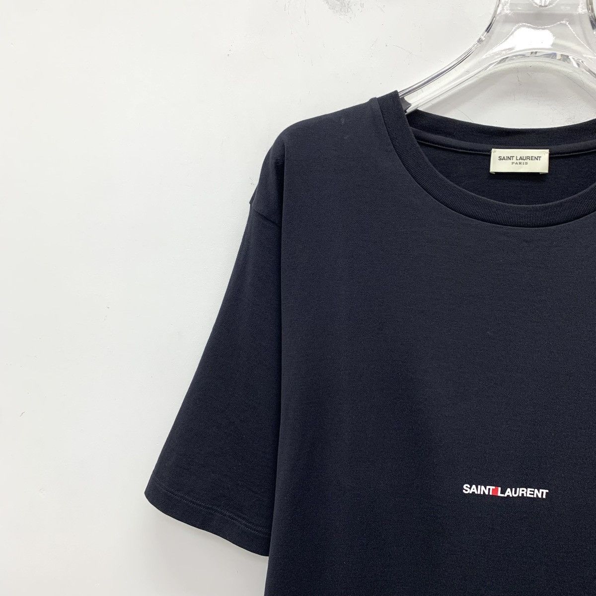Yves Saint Laurent Yves Saint Laurent Logo Print Short Sleeve T-Shirt K26WX Size S / US 4 / IT 40 - 3 Thumbnail