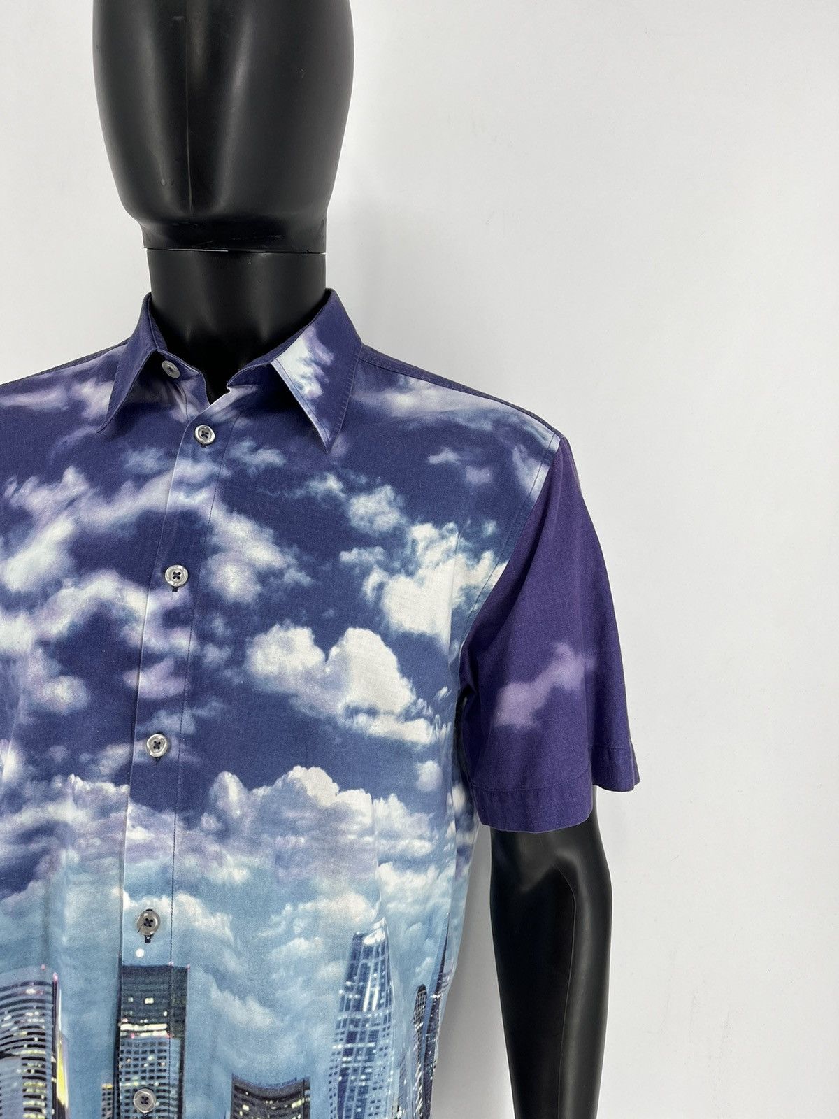Other Vintage Benetti World Men’s Hawaiian Shirt City Scene Print Size US L / EU 52-54 / 3 - 8 Thumbnail