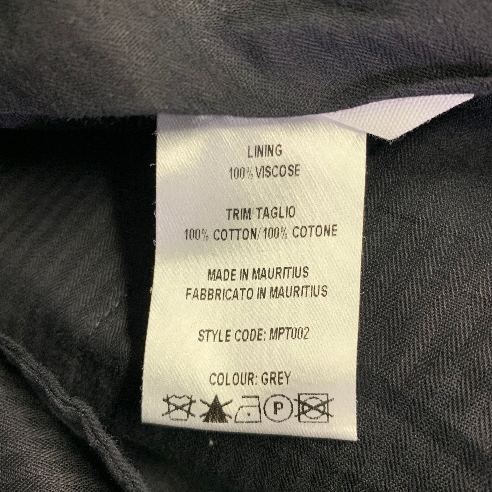 Other MR. PORTER Size 34 Grey Wool Zip Dress Pants Size US 34 / EU 50 - 5 Thumbnail
