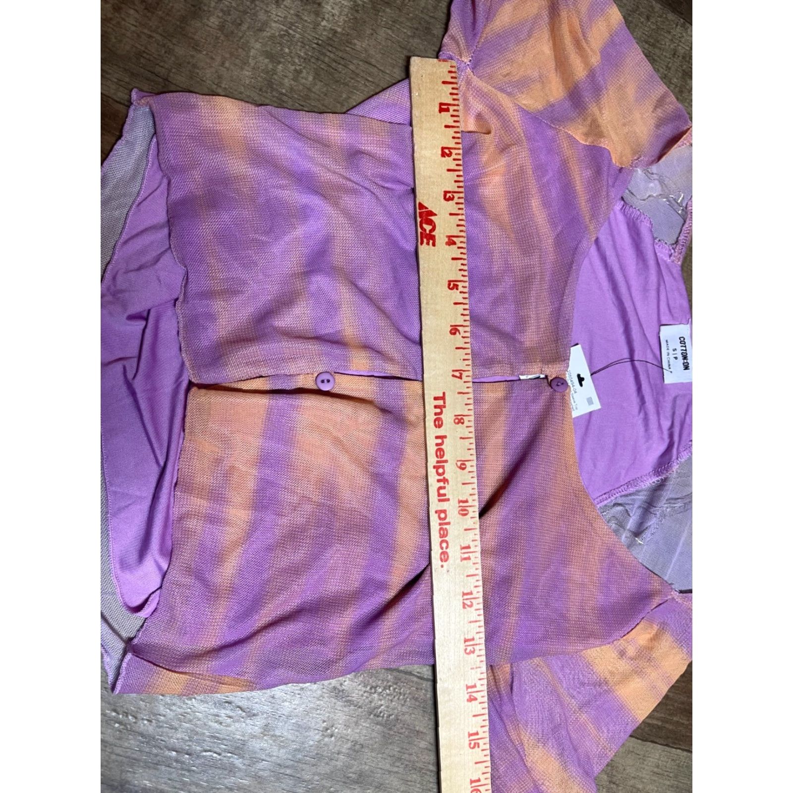 Cotton On Cotton On Button Up Blouse Womens Small S Long Sleeve Pink Cotton On Regular Button-Up Blouse Women Size S / US 4 / IT 40 - 3 Thumbnail
