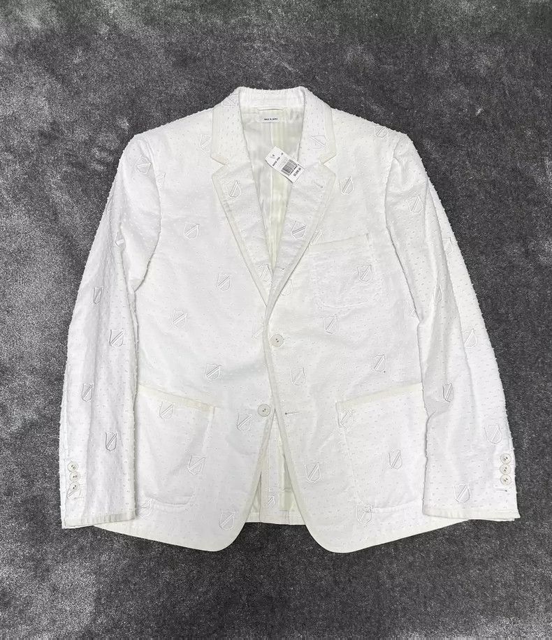 Thom Browne Thom Browne size2 Embroidered cotton white dress jacket Size 38S - 1 Thumbnail