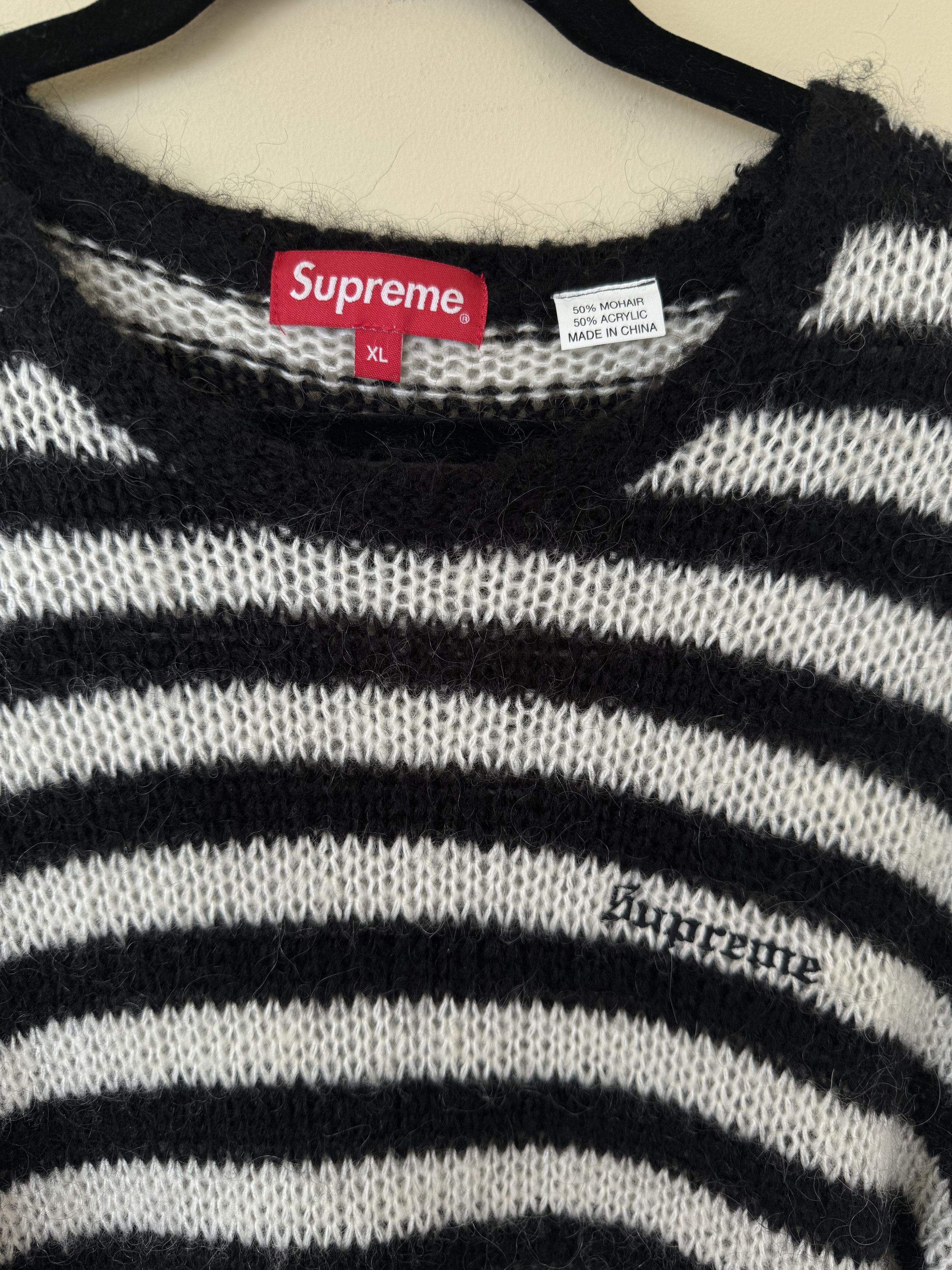 Supreme Supreme Striped Sweater Size US XL / EU 56 / 4 - 4 Thumbnail