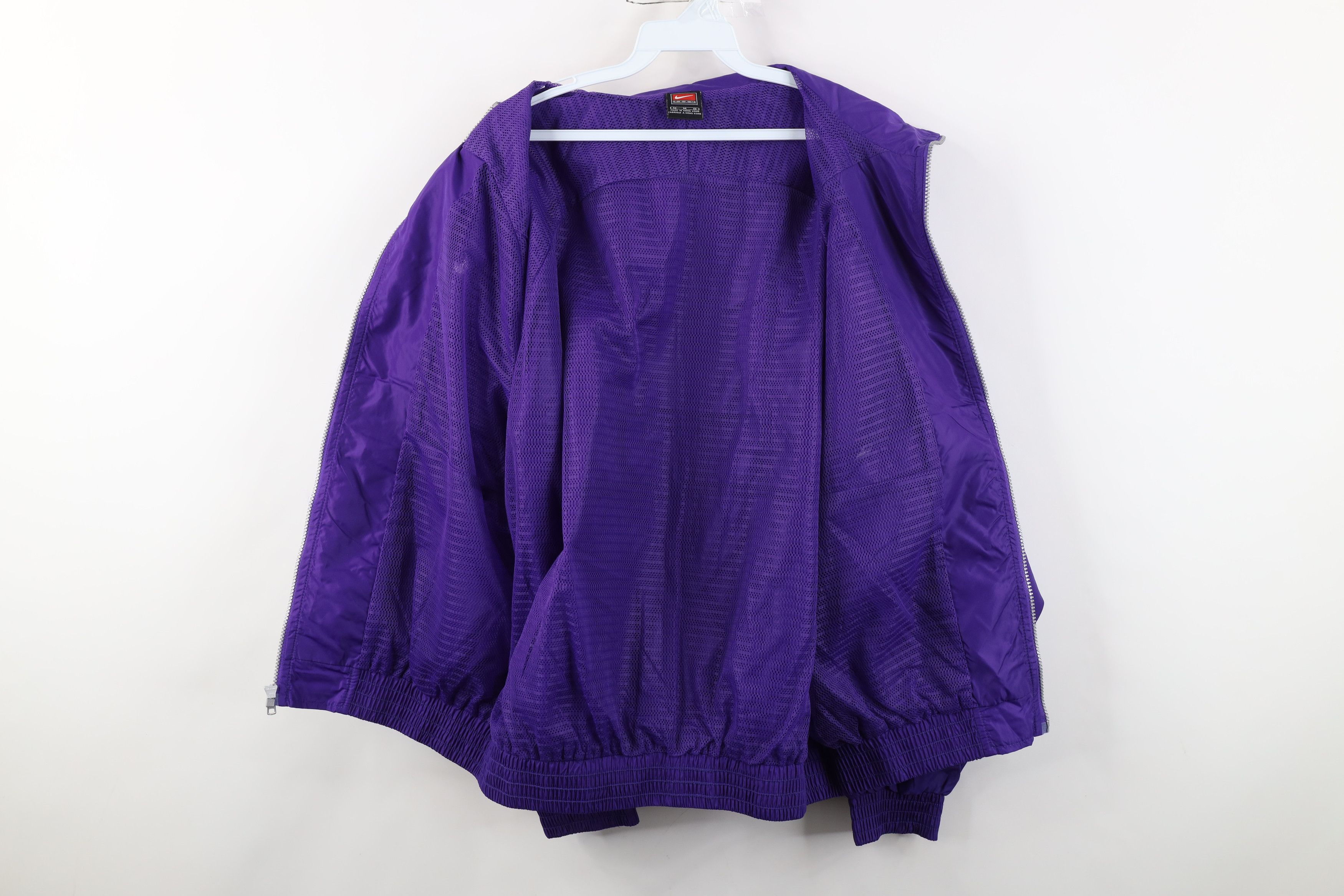 Nike Vintage Nike Scott Mini Swoosh Windbreaker Jacket Purple Size US M / EU 48-50 / 2 - 10 Thumbnail