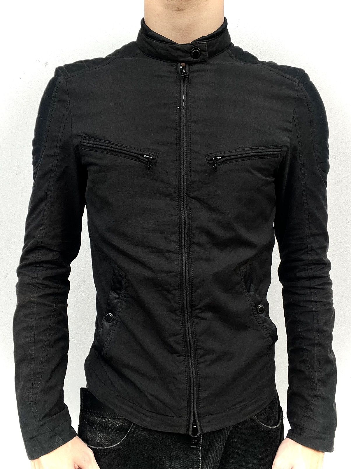 Armani Exchange 2000 Armani Exchange Biker Jacket Size US S / EU 44-46 / 1 - 2 Thumbnail