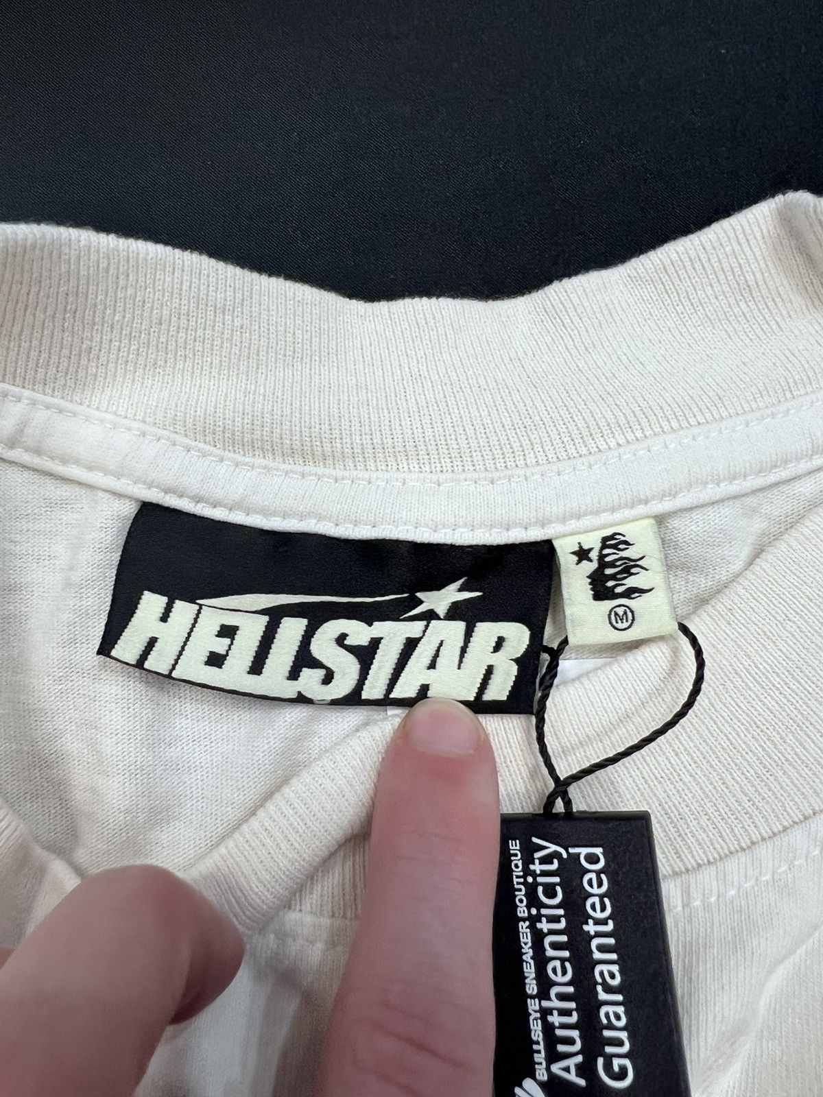 HELLSTAR Hellstar Classic T-Shirt (Regular Logo) White/Blue Size US M / EU 48-50 / 2 - 3 Thumbnail
