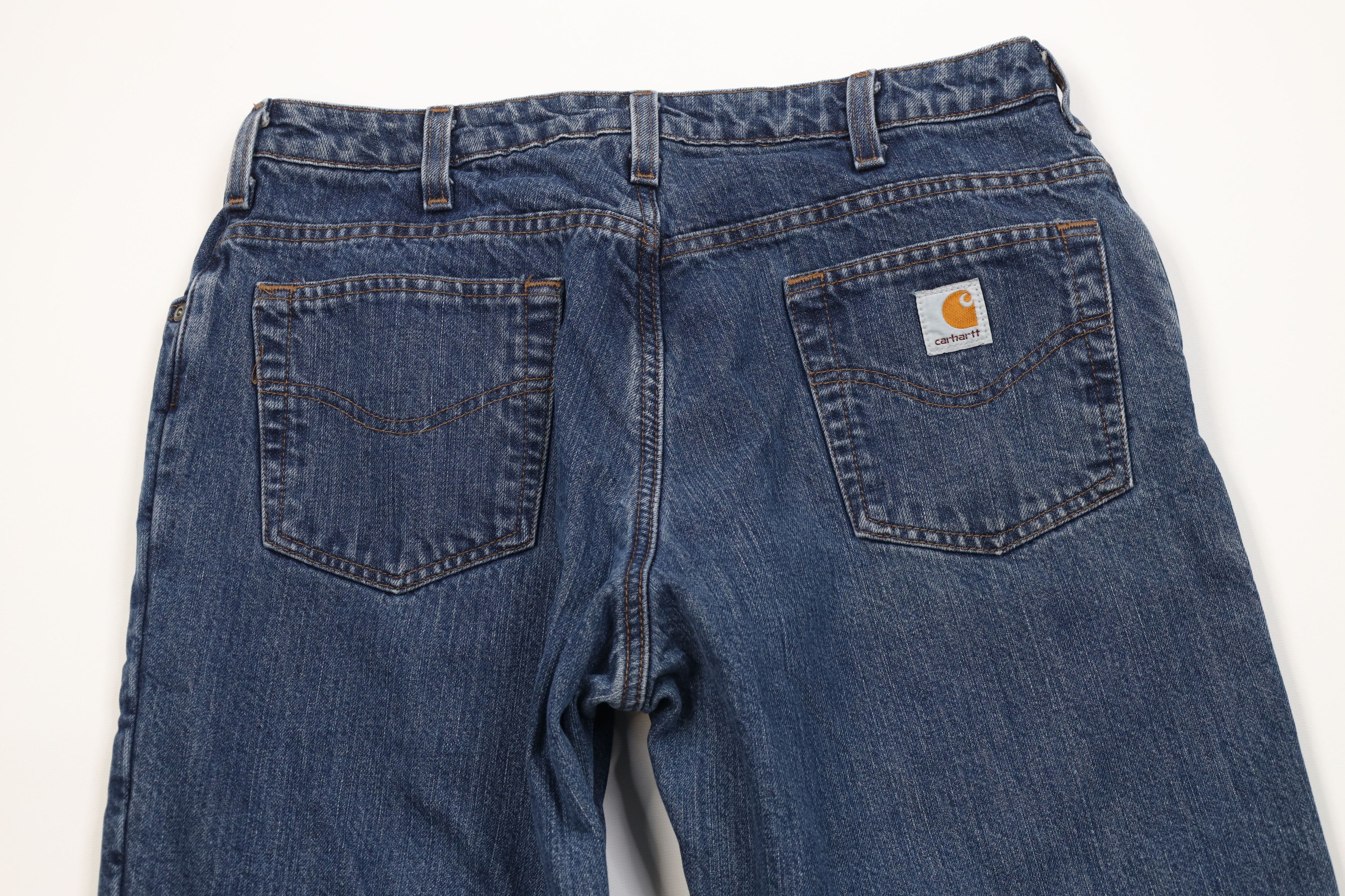 Carhartt Vintage Y2K Carhartt Flannel Lined Wide Leg Denim Jeans Blue Size 32" / US 10 / IT 46 - 11 Thumbnail