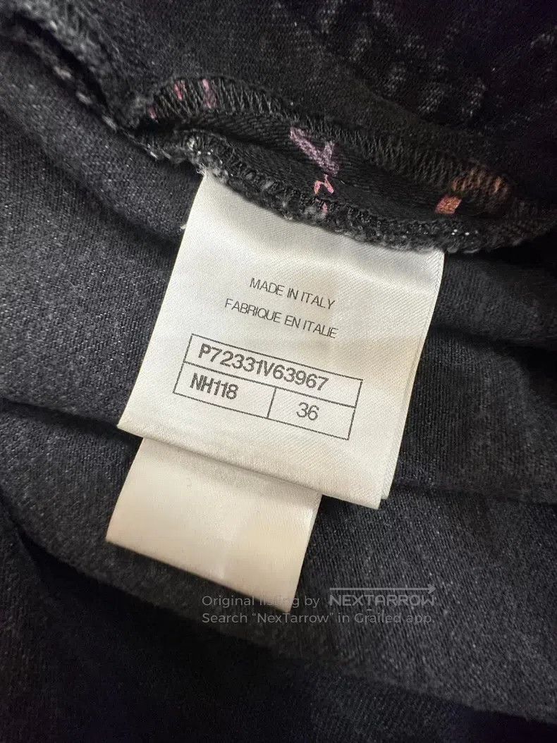 Chanel Chanel Denim graffiti trousers Size 24" / US 00 / IT 34 - 8 Thumbnail