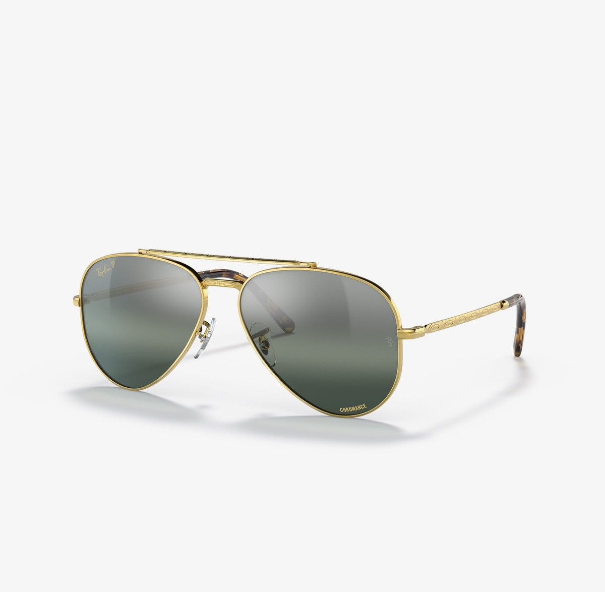 RayBan Ray Ban Aviators RB3625 New Aviators Polarized Chromance Size ONE SIZE - 21 Thumbnail