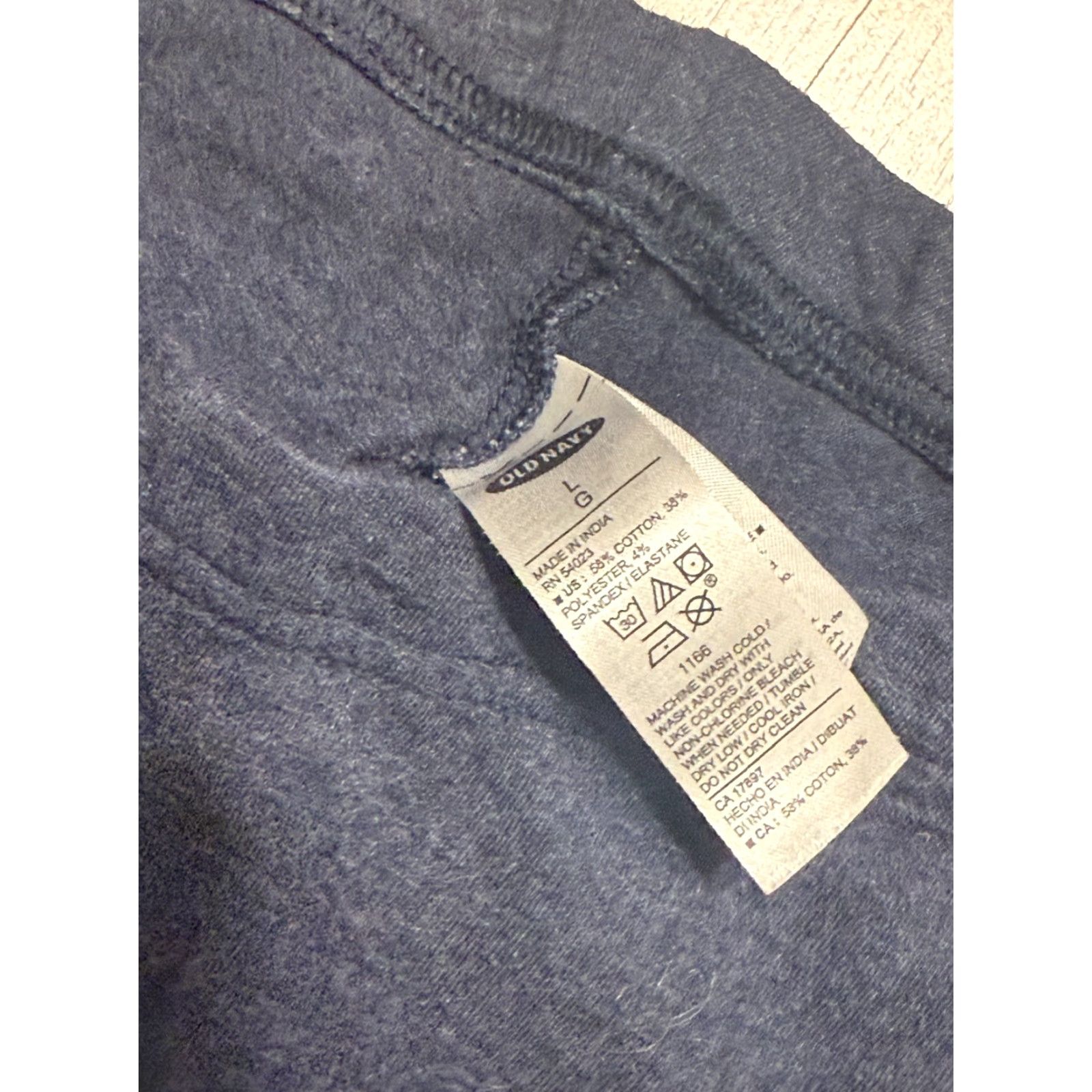 Old Navy Old Navy Pants Women's Large Blue Pull On Leggings Casual Yoga Regular Inseam 25in Size 36" / US 14 / IT 50 - 7 Thumbnail
