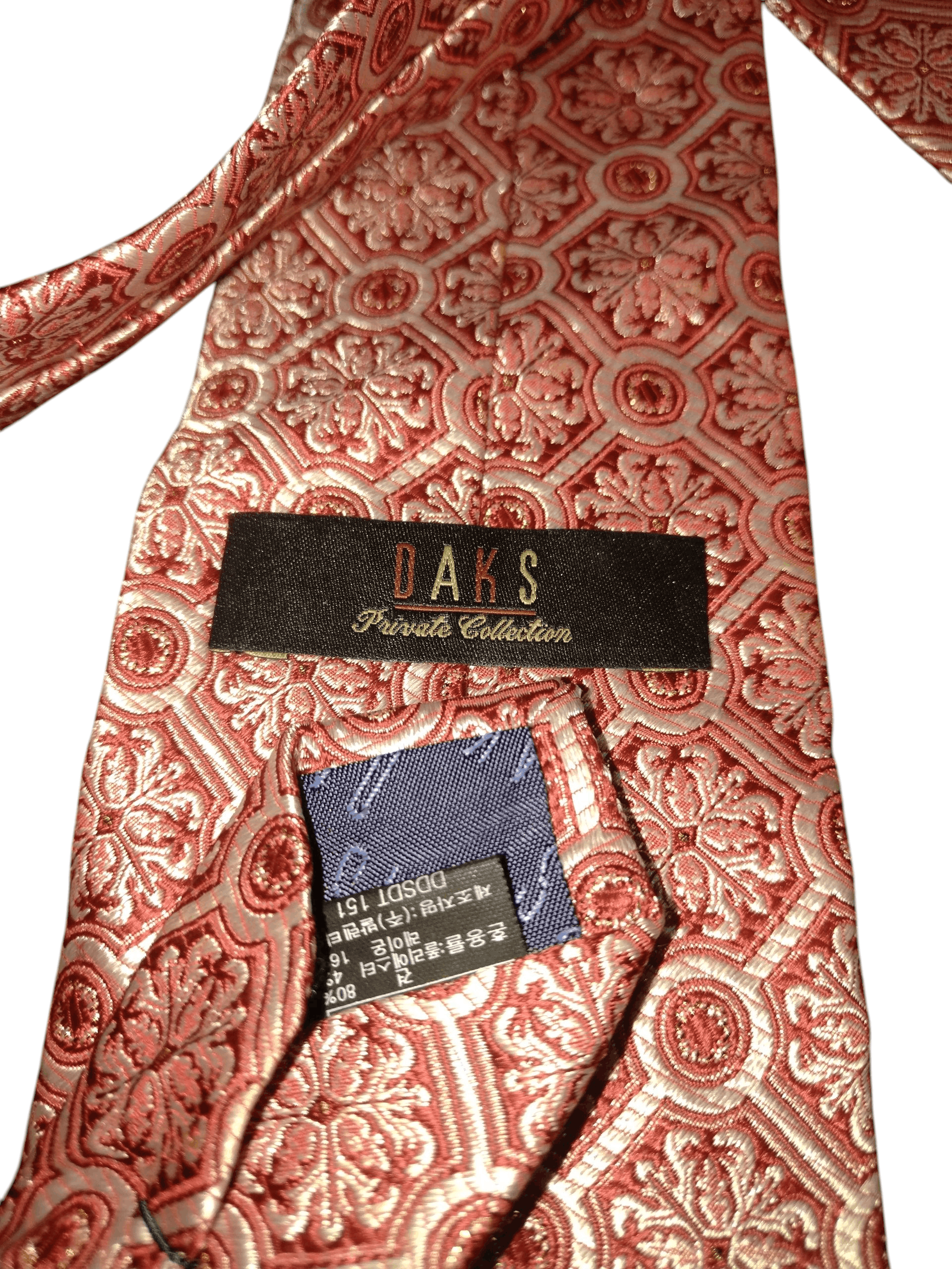 DAKS ICONIC DAKS PRIVATE COLLECTION GEOMETRIC TIE WITH BEADS Size ONE SIZE - 5 Thumbnail