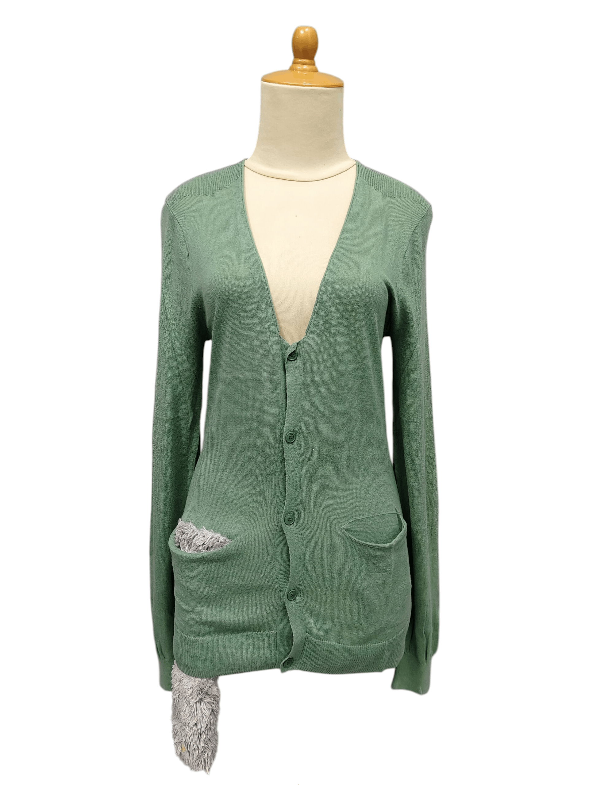 Ne-Net 🇯🇵 Ne-Net 🇯🇵 by Issey Co Doll pocket Knitted Cardigan Size M / US 6-8 / IT 42-44 - 1 Thumbnail