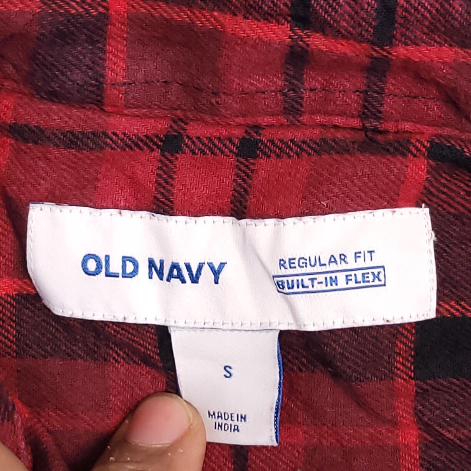 Old Navy Old Navy Tartan Flannel Button Shirt Mens Size Small S Red Size US S / EU 44-46 / 1 - 3 Thumbnail