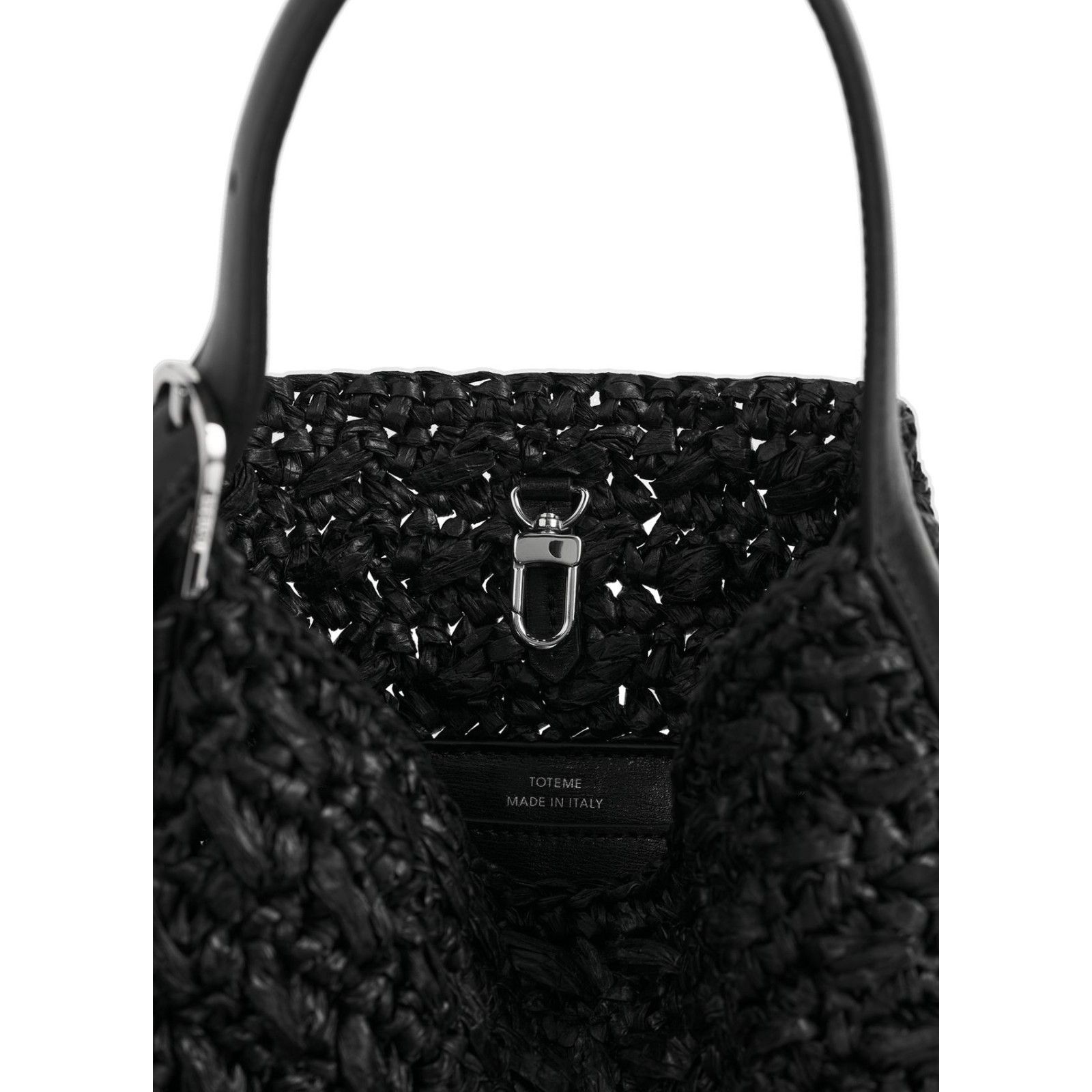 Toteme TOTEME Black Small Paper Tote Bag New Size ONE SIZE - 4 Thumbnail