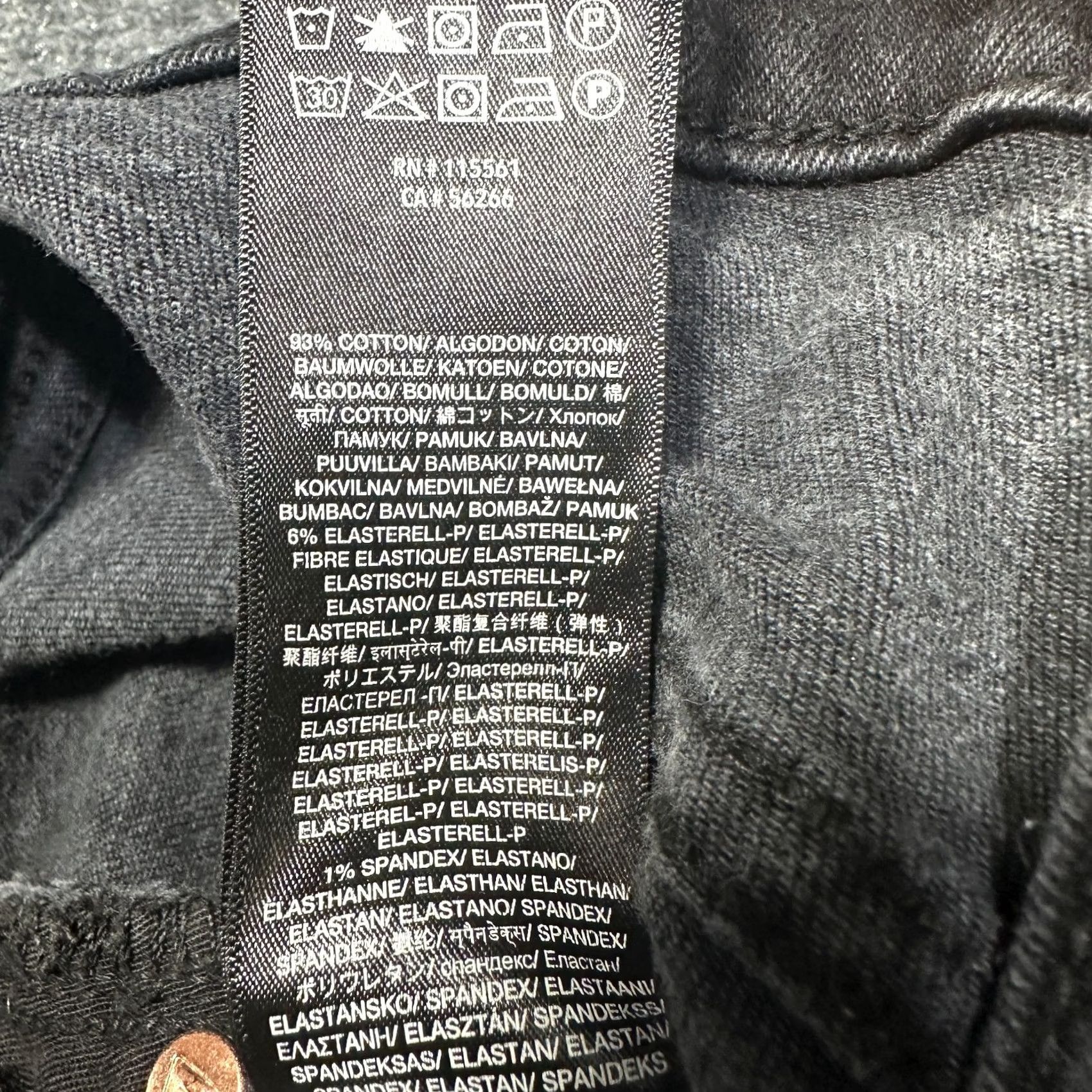 7 For All Mankind 7 For All Mankind Jeans Mens 34 Regular Stretch 5-Pocket Design Black Denim Cotton Blend Pockets Size US 34 / EU 50 - 6 Thumbnail