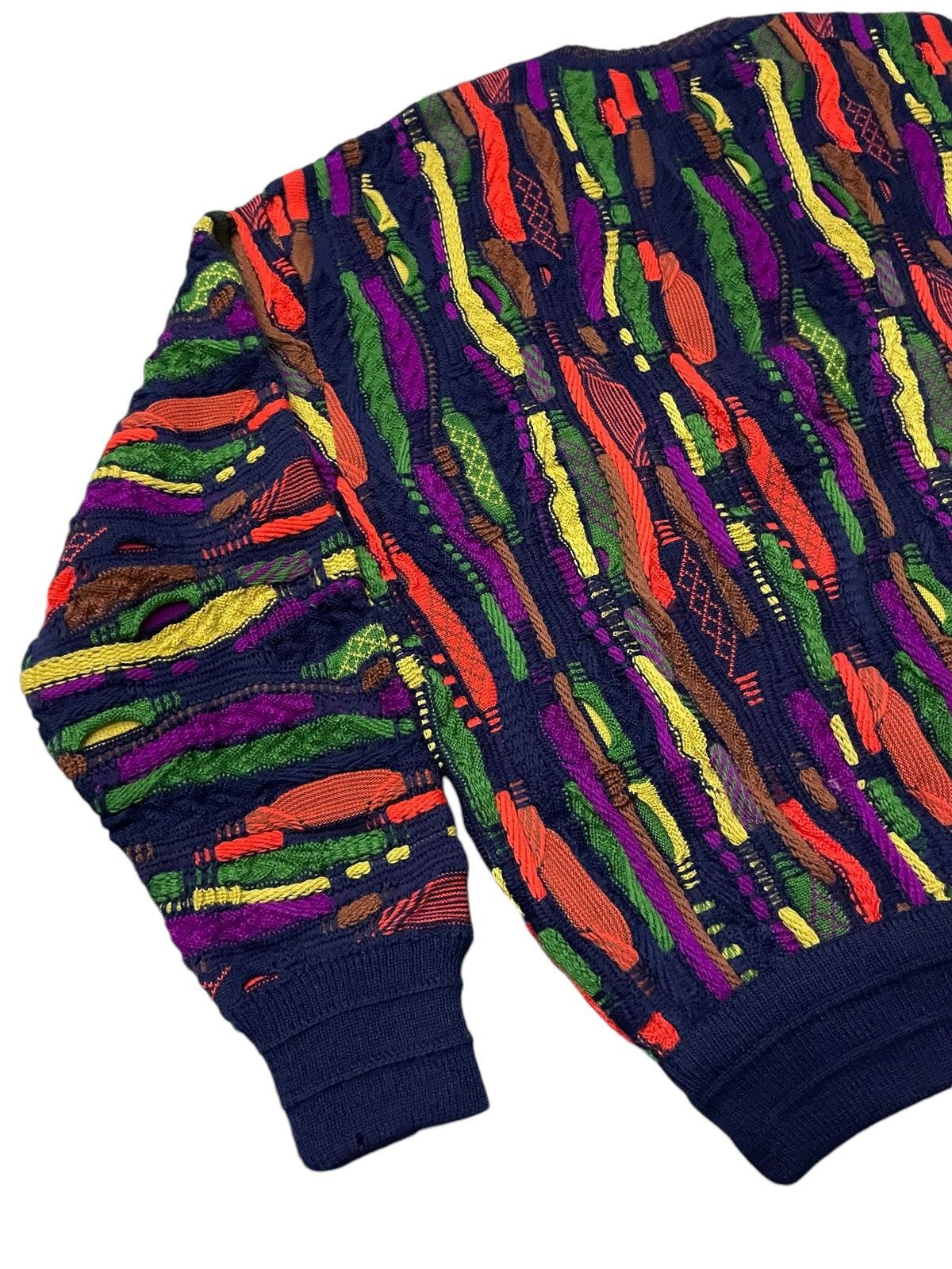 Coogi × Vintage Vintage Coogi 3D Cable Knit Style By limnos 90s Knitwear Size US L / EU 52-54 / 3 - 11 Thumbnail