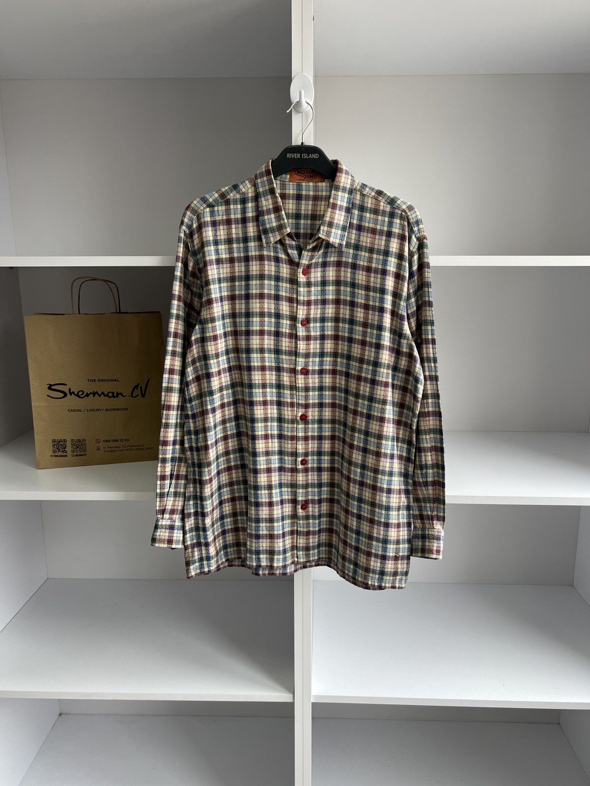 Missoni × Vintage Vintage Missoni Uomo Button Up Shirt Size US L / EU 52-54 / 3 - 3 Thumbnail