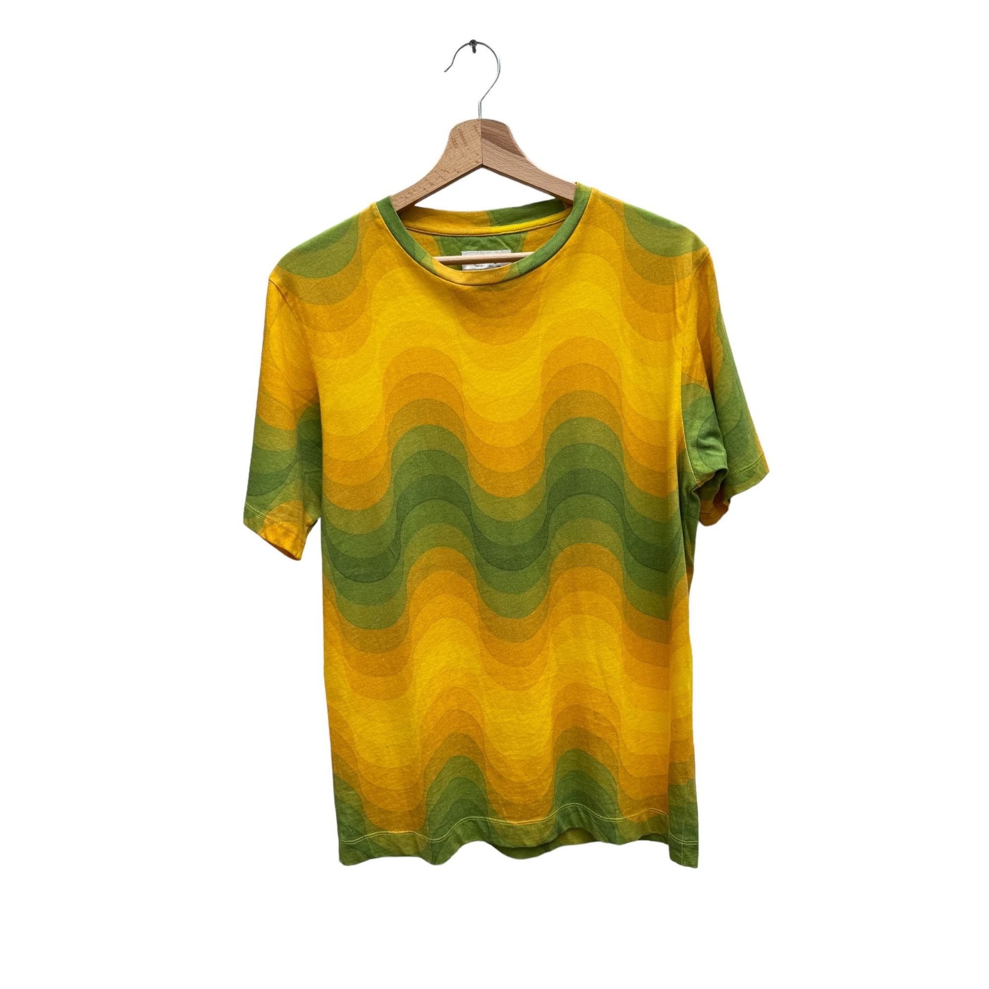 Dries Van Noten Dries Van Noten X Verner Panton Yellow Wave Print 