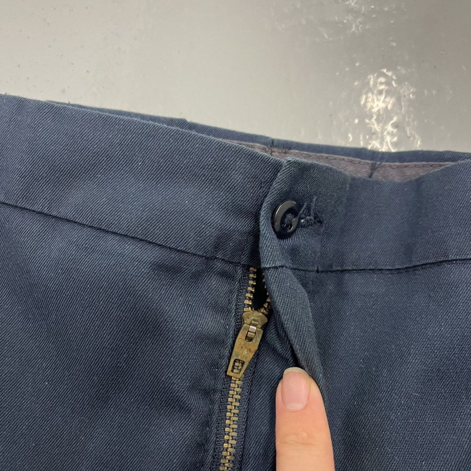Other Vintage 70s Red Kap Navy Canvas Workwear Chinos 36x30 Size US 36 / EU 52 - 4 Thumbnail