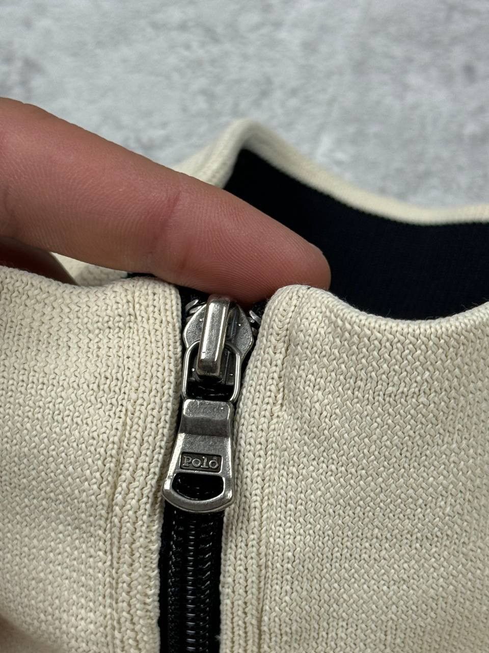 Polo Ralph Lauren Vintage Polo Sports Beige Zip Sweatshirt Size M Size US M / EU 48-50 / 2 - 7 Thumbnail
