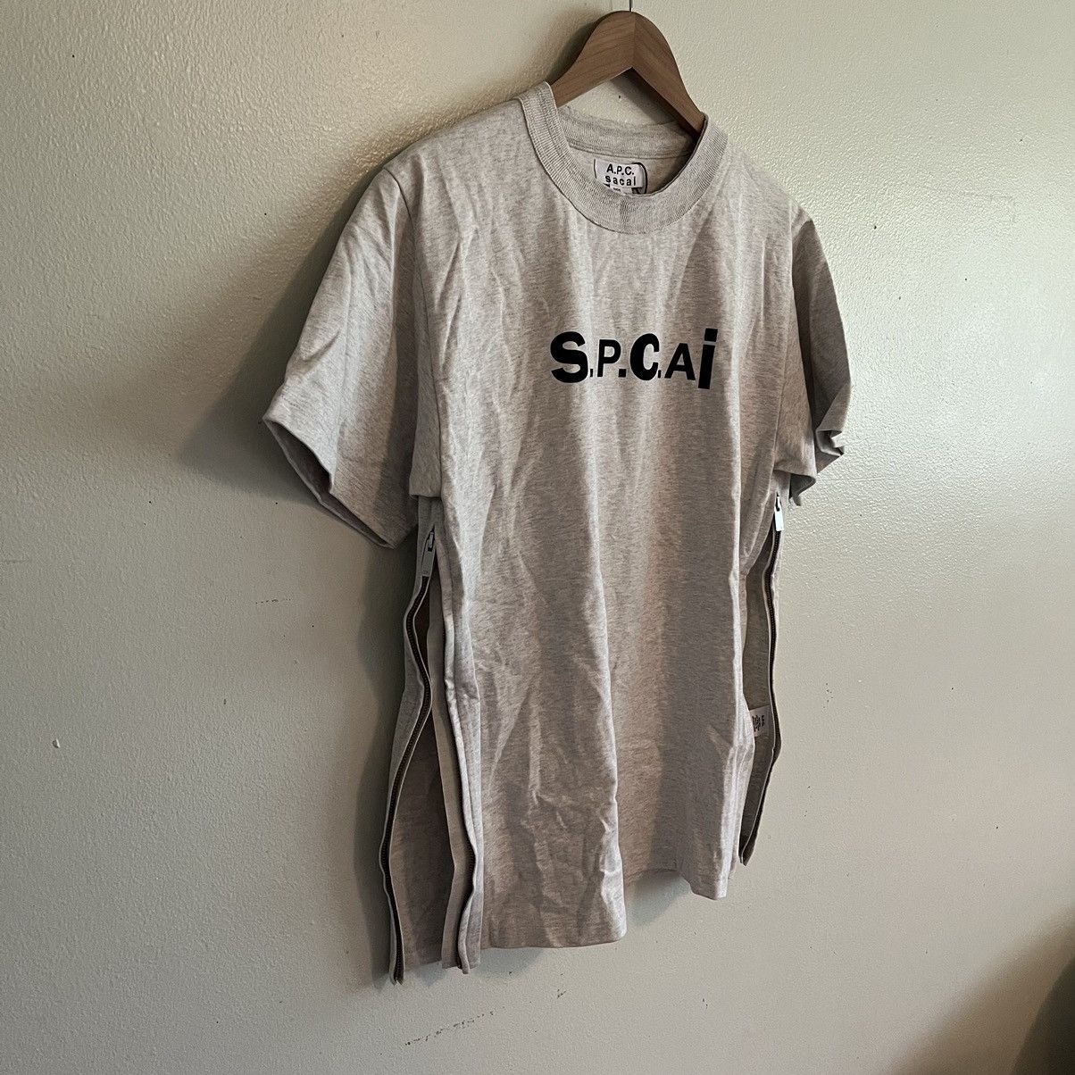 A.P.C. × Sacai Side Zip Taiyo Tee Size US M / EU 48-50 / 2 - 3 Thumbnail
