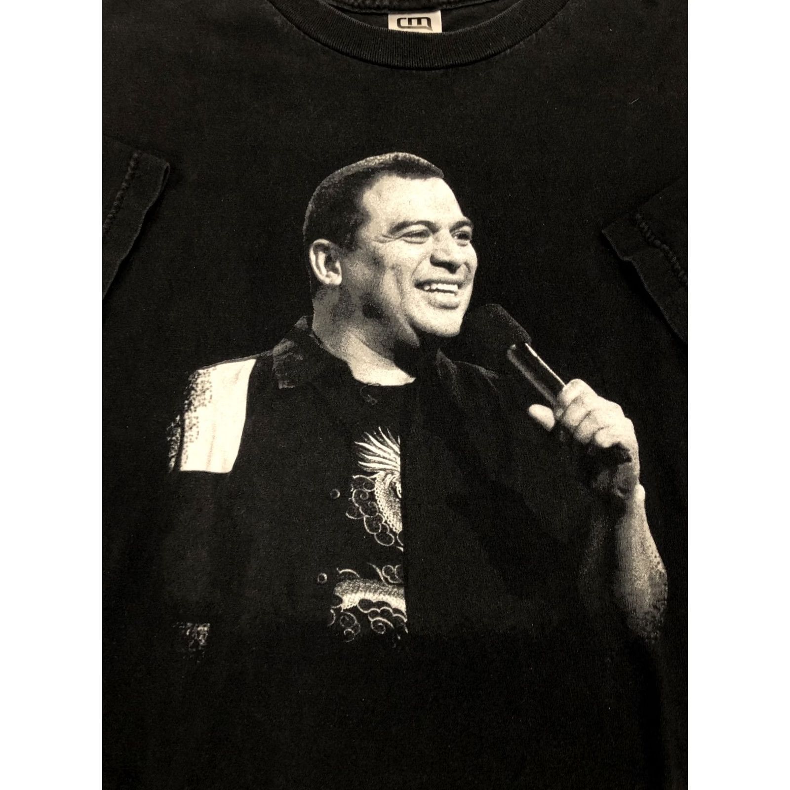 Vintage VINTAGE Carlos Mencia “If You Ain’t Laughin…You Ain’t Livin” T-Shirt Men's Black XL Graphic Print Comedy Shirt Size US XL / EU 56 / 4 - 3 Thumbnail