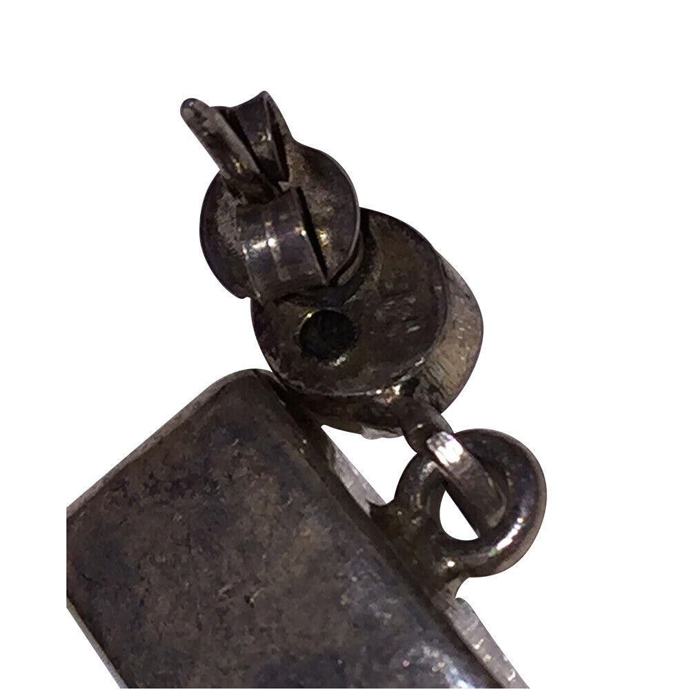 Designer Sterling Smoky Quartz and Shell Carved Claw Earrings Size ONE SIZE - 6 Thumbnail