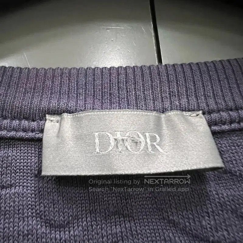 Dior Dior Purple Logo Cotton Short Sleeve T-Shirt . Size US XL / EU 56 / 4 - 2 Thumbnail