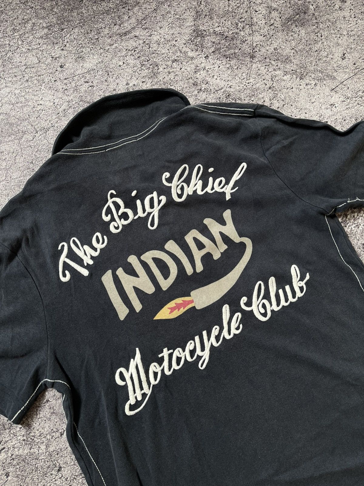 Japanese Brand Y2K Indian Motorcyle ifsixwasnine polo tshirt Size US L / EU 52-54 / 3 - 1 Thumbnail