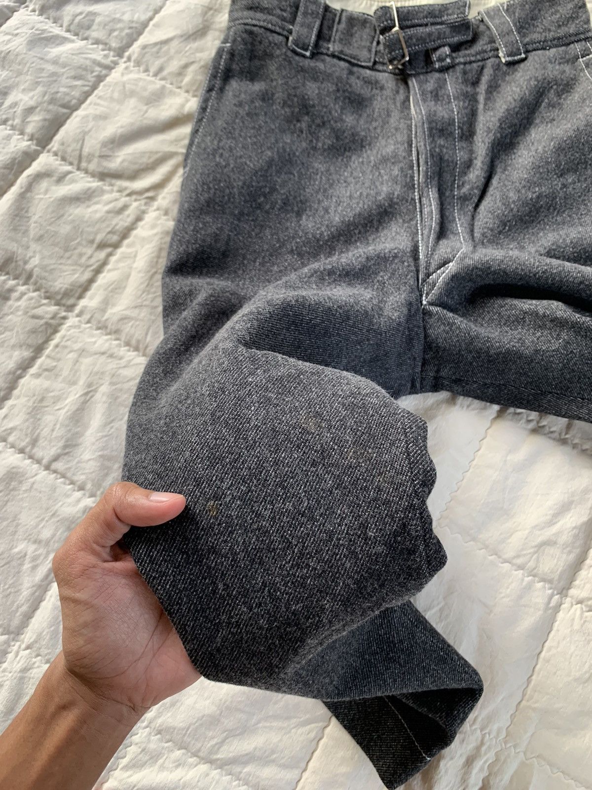 Comme des Garcons AD2003 Tricot Comme des Garcons Wide Trouser Size 30" / US 8 / IT 44 - 13 Thumbnail