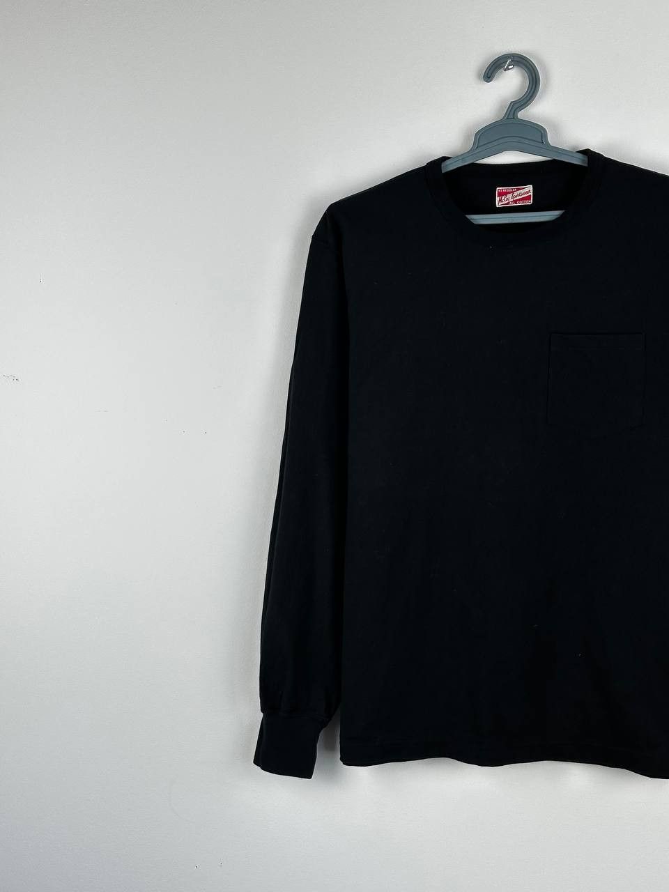 The Real McCoy's Real McCoys LS All Cotton Black Pocket T Shirt Size US L / EU 52-54 / 3 - 2 Thumbnail