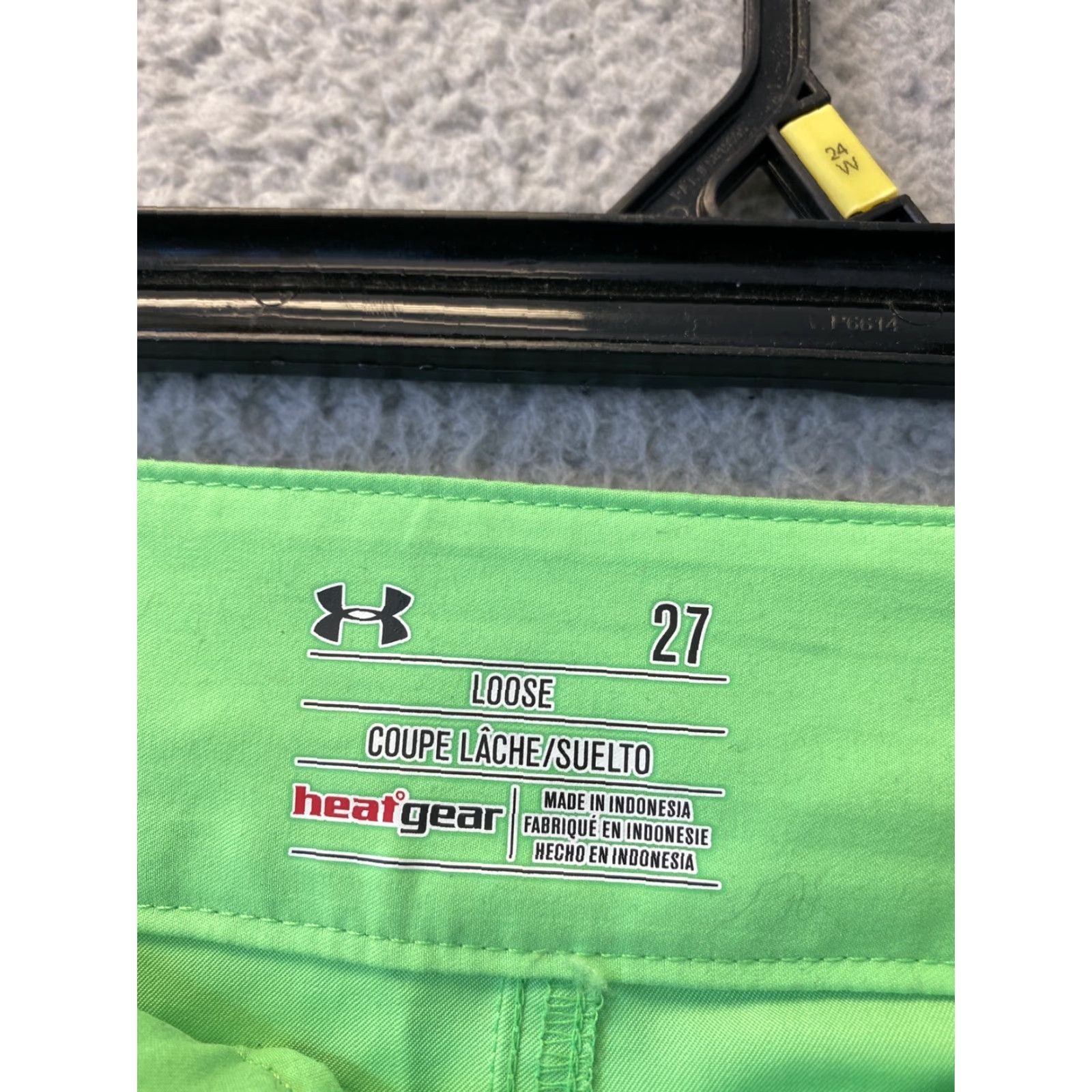 Under Armour VINTAGE Under Armour Men's Swim Board Shorts 9" Shorebreak Green, Lime Green/44-64, Regular, Men's Bottoms Size US 27 - 4 Thumbnail