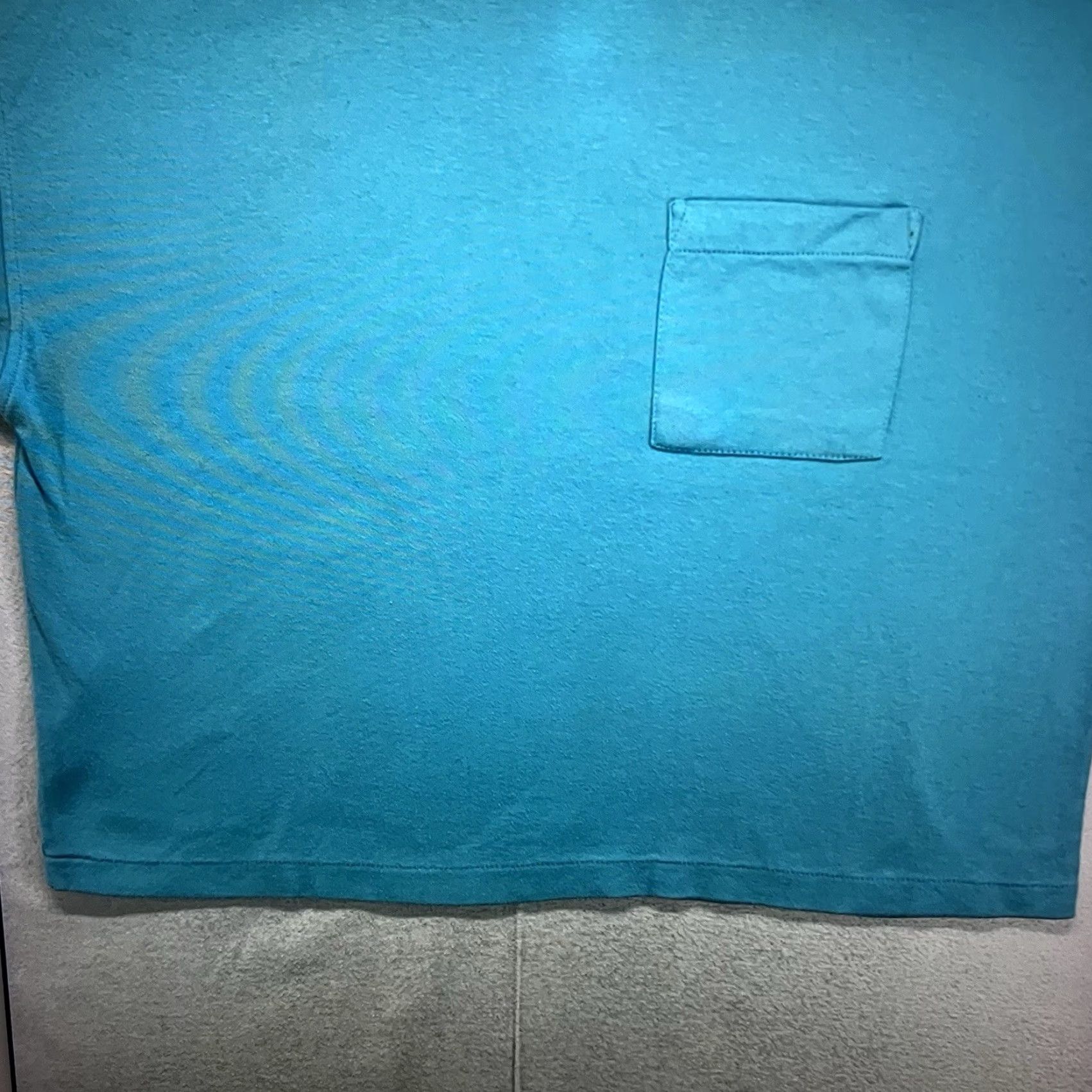 Vintage VINTAGE 90s Northern Isles Women’s T-Shirt Dressy Casual Short Sleeve Crew Neck Knit Icy Blue XL Girls Size L / US 10 / IT 46 - 6 Thumbnail