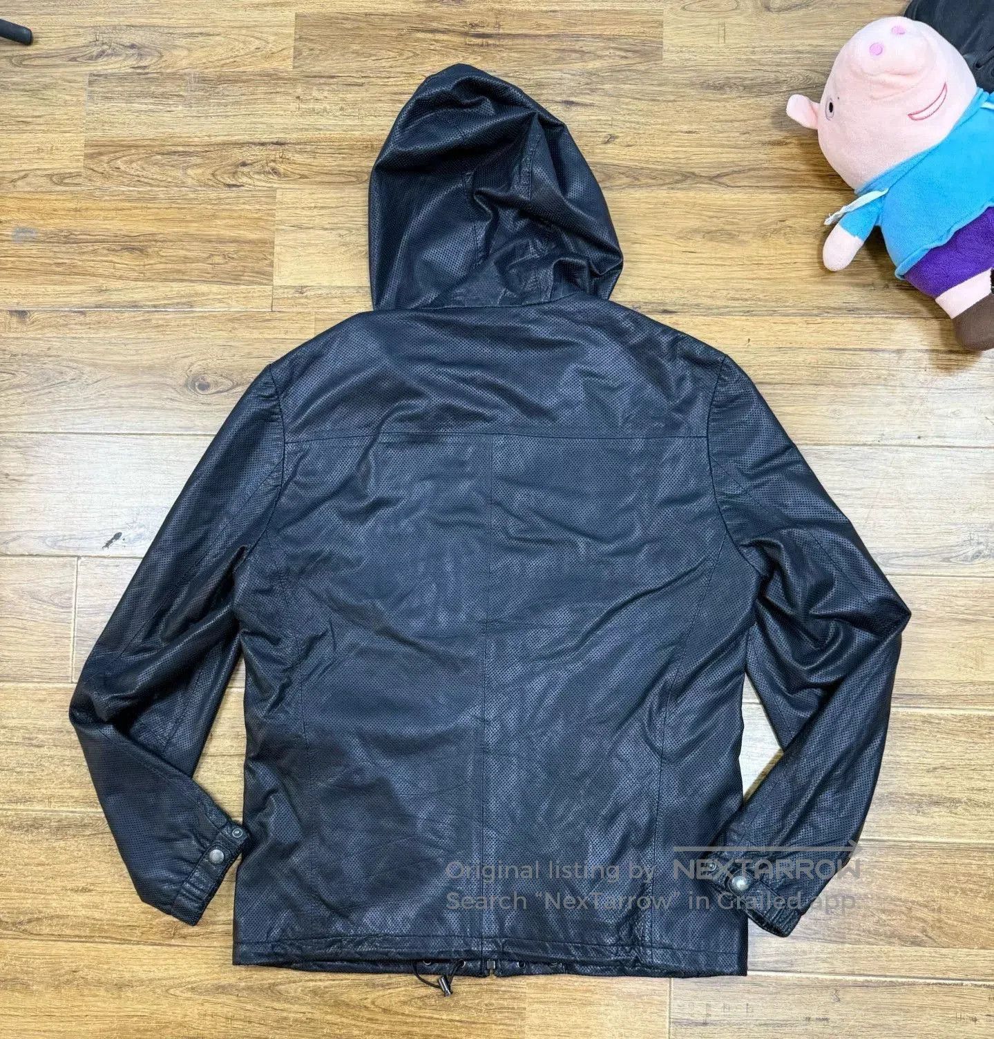 Prada Prada Men's Leather Hooded Jacket. Size US M / EU 48-50 / 2 - 2 Thumbnail