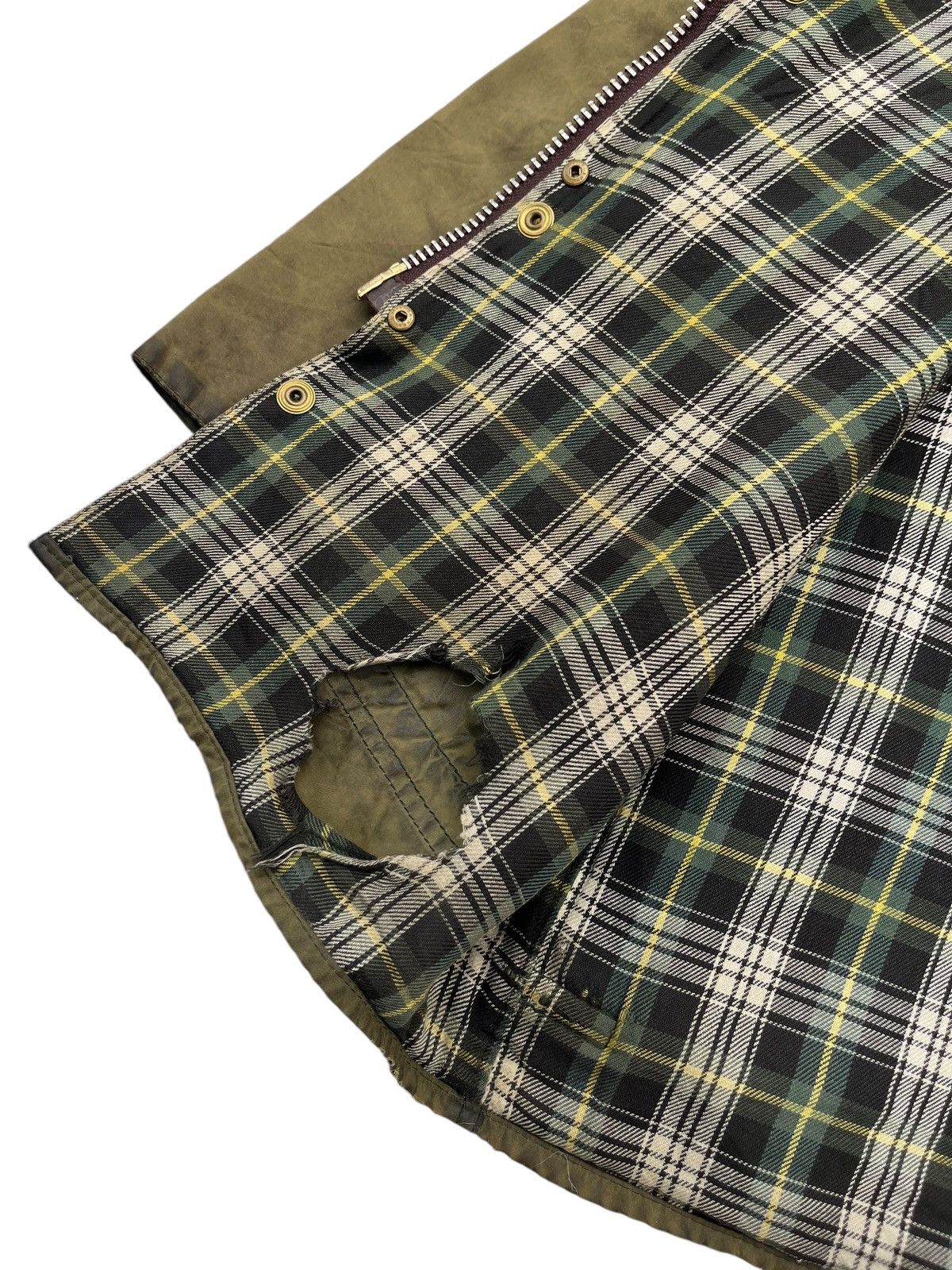 Barbour × Vintage Vtg Barbour Beaufort Jacket Zip Up Size US M / EU 48-50 / 2 - 13 Thumbnail