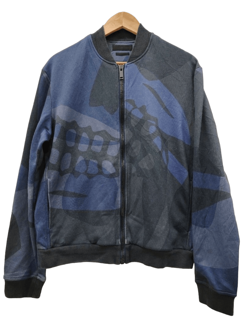 image of Alexander Mcqueen Bomber Jacket Sweater, Men's (Size Medium)