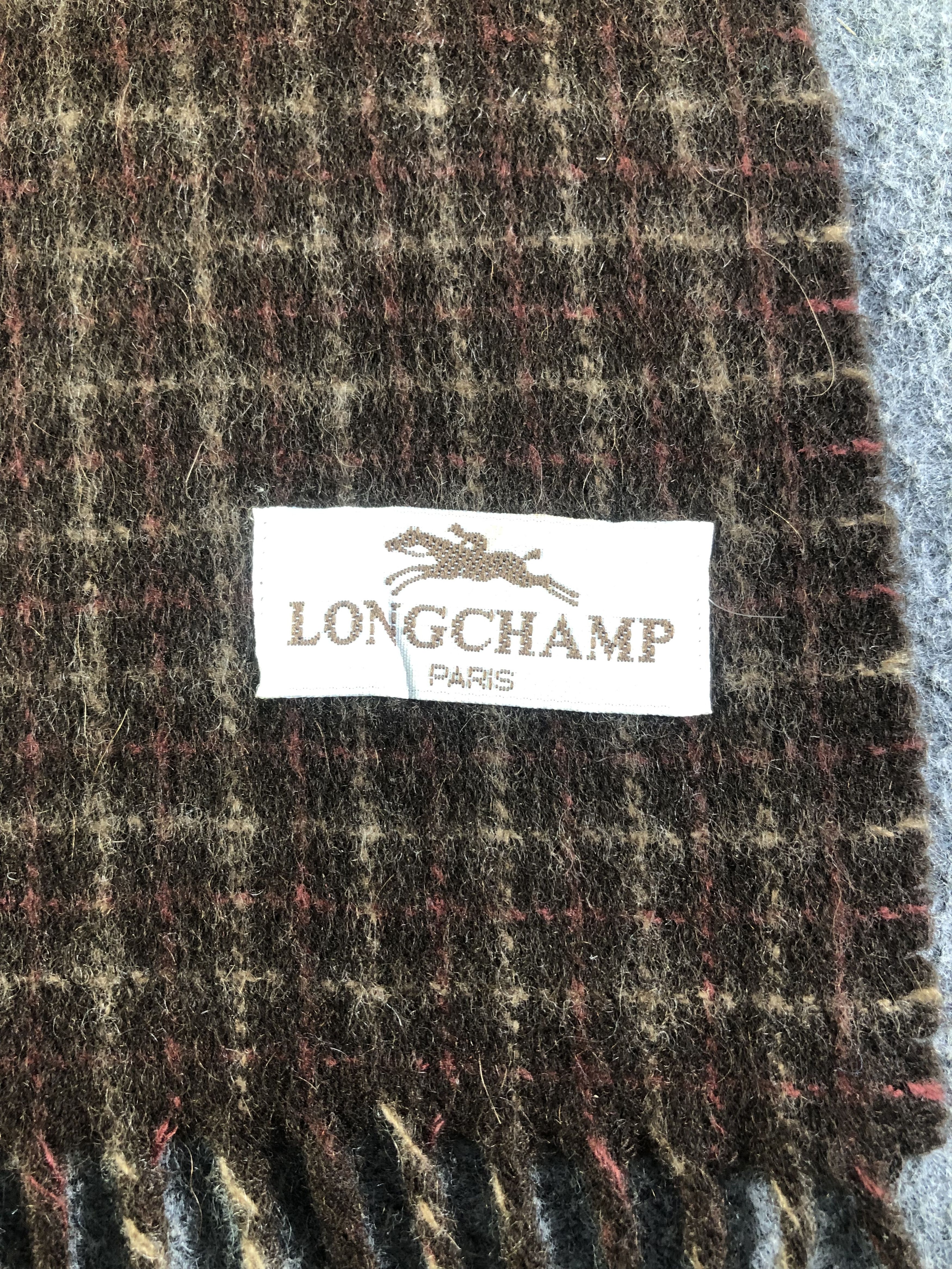 Longchamp Longchamp Wool Scarf / Muffler / Neckwear SS1284 Size ONE SIZE - 5 Thumbnail