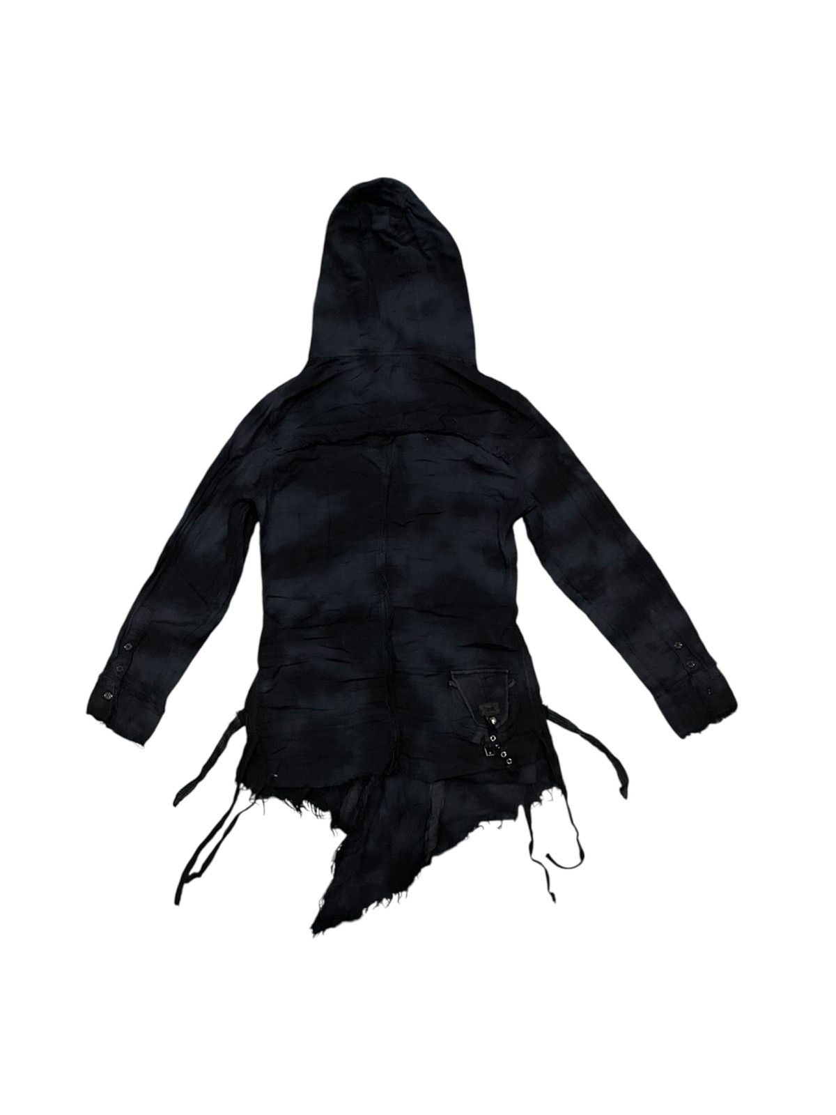 semanticdesign 2000s SEMANTIC DESIGN ASYMMETRICAL GRUNGE LONG HOOD JACKET Size US S / EU 44-46 / 1 - 2 Thumbnail
