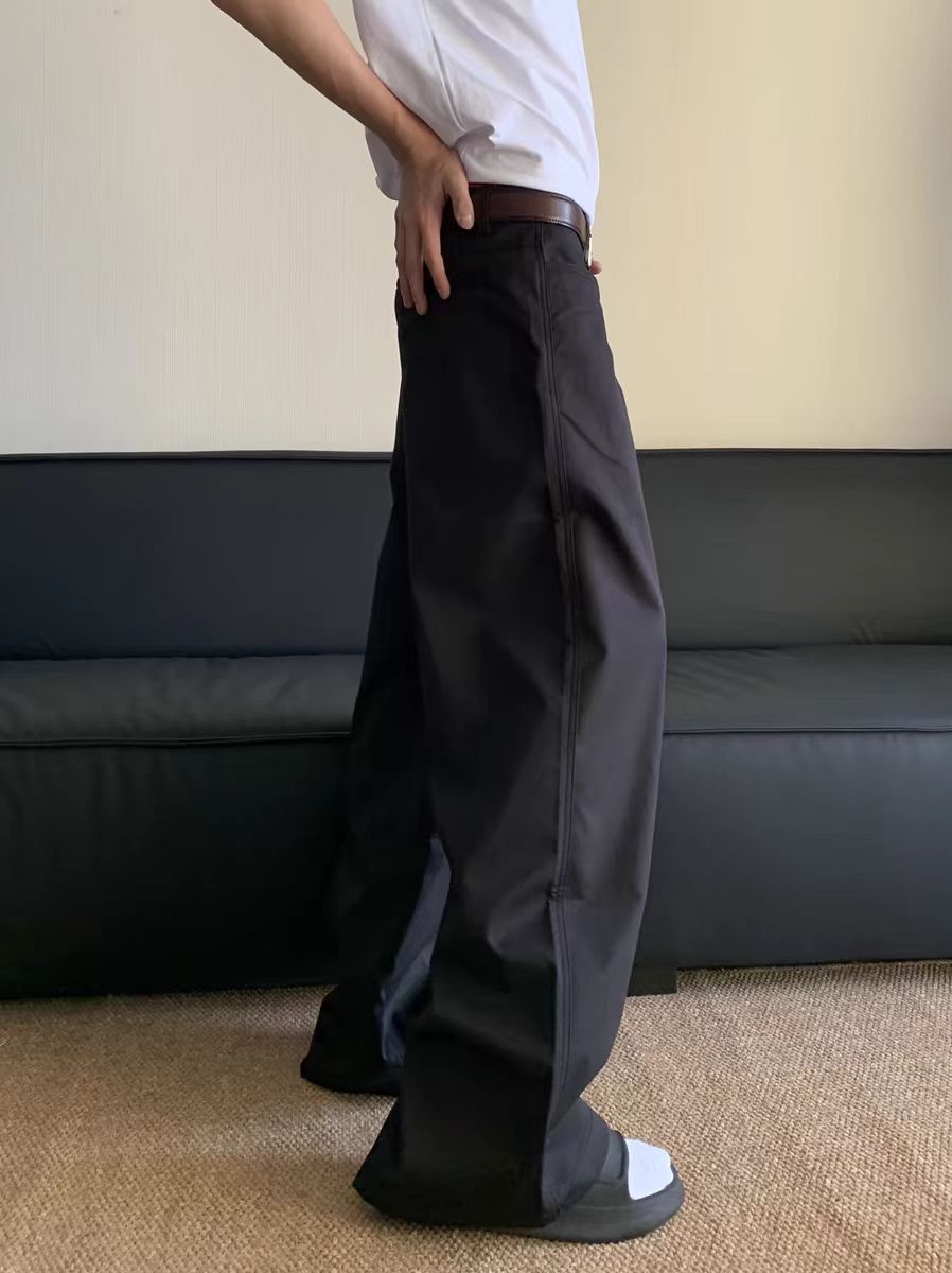 Japanese Brand × Vintage Black Straight Street Casual Trousers Size US 32 / EU 48 - 3 Thumbnail