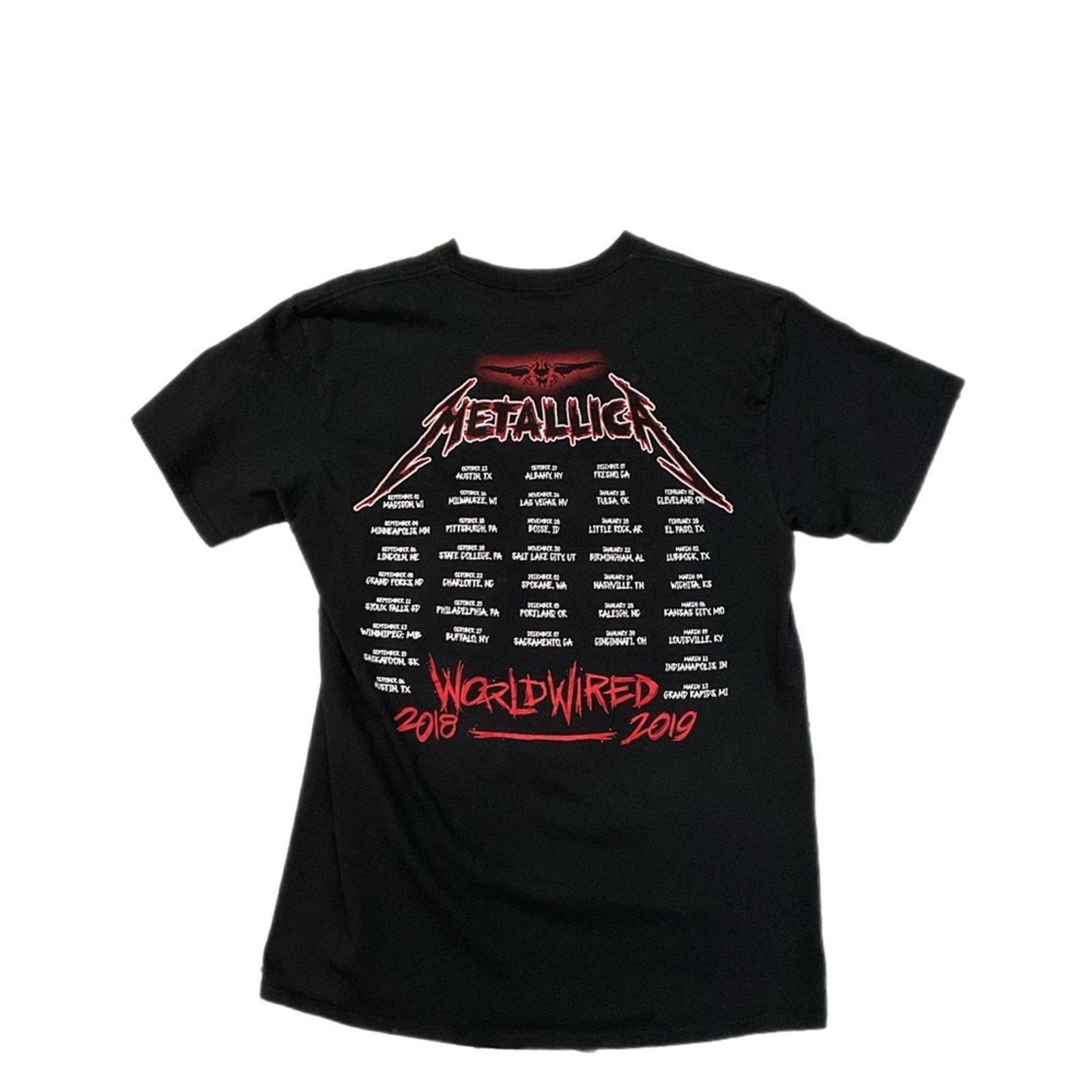 Metallica Metallica Worldwide Tour 2018-2019 T-Shirt Size US M / EU 48-50 / 2 - 2 Thumbnail